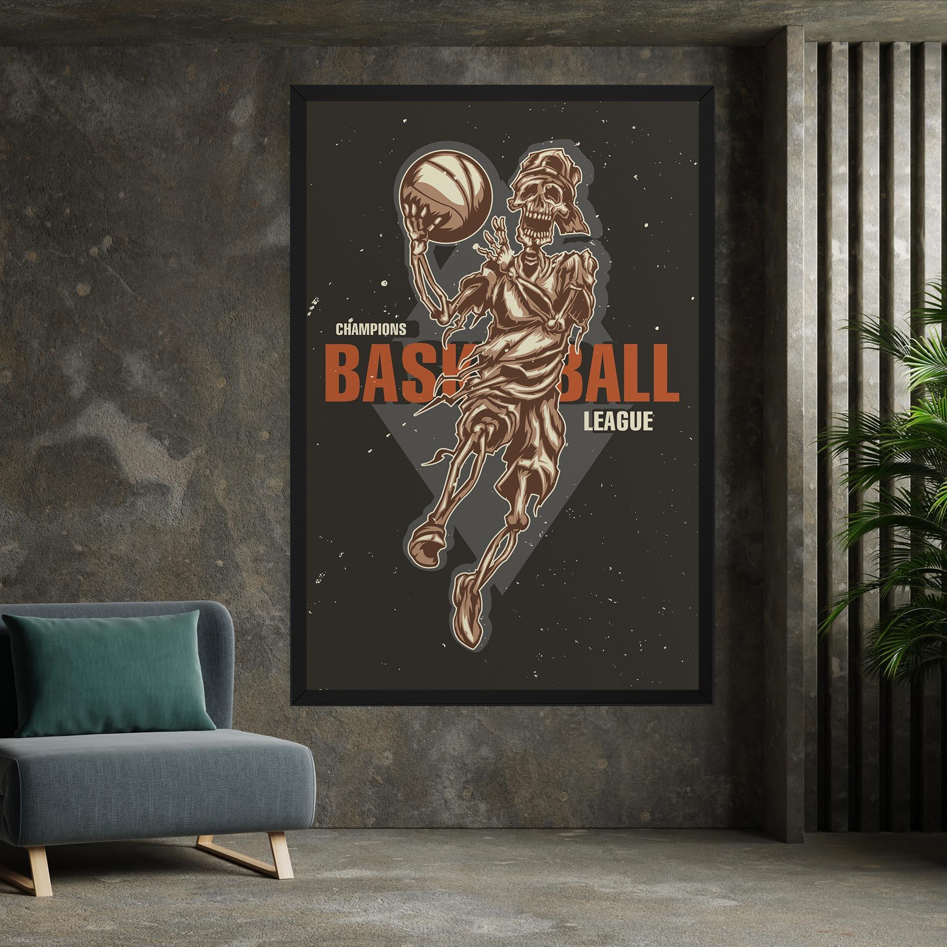 Картина на платно Basketball League mockup 7