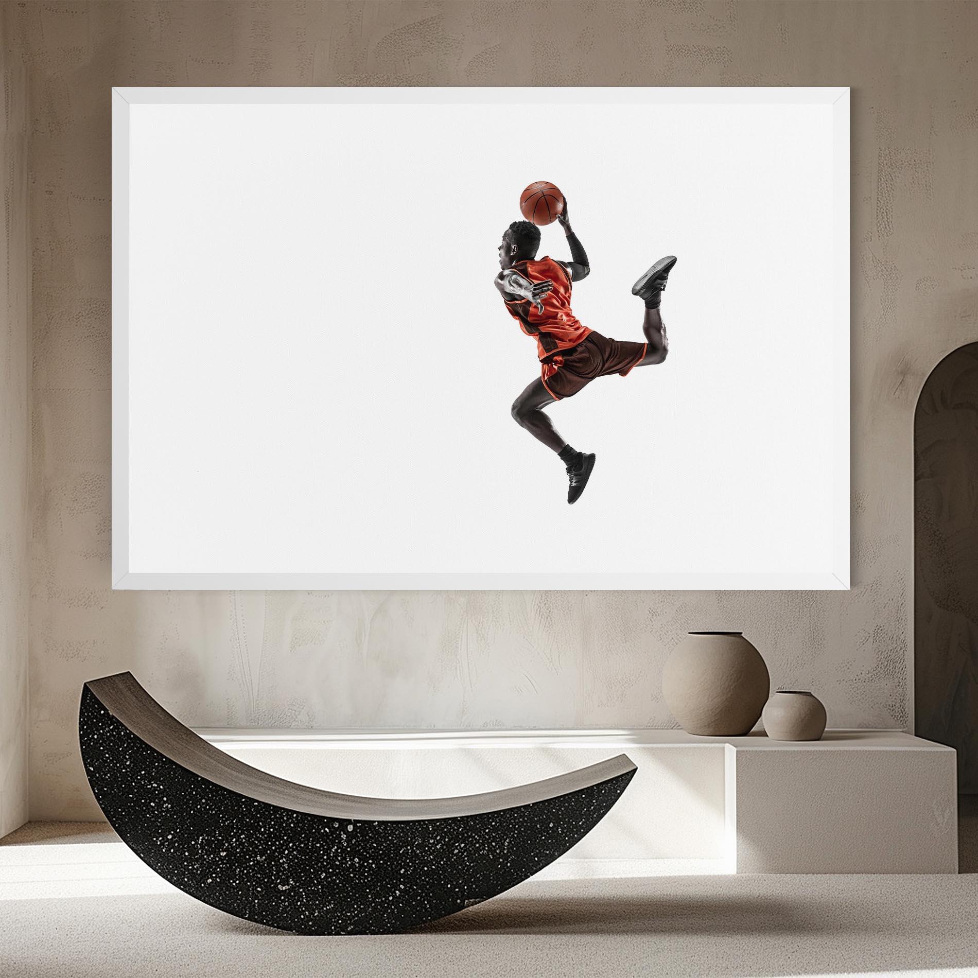 Картина на платно Basketball Player Flying mockup 8