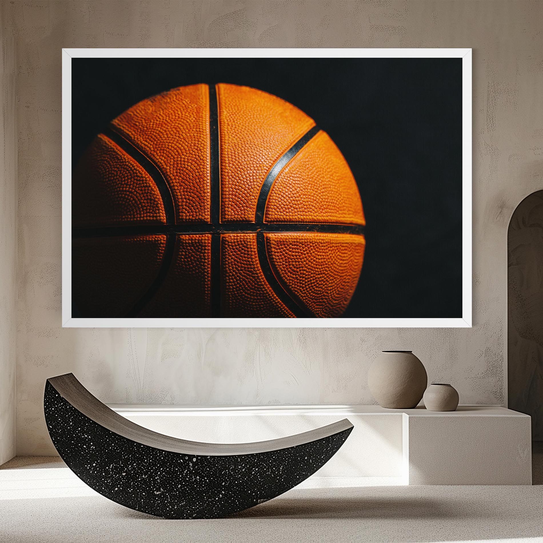 Orange Basketball mockup 8