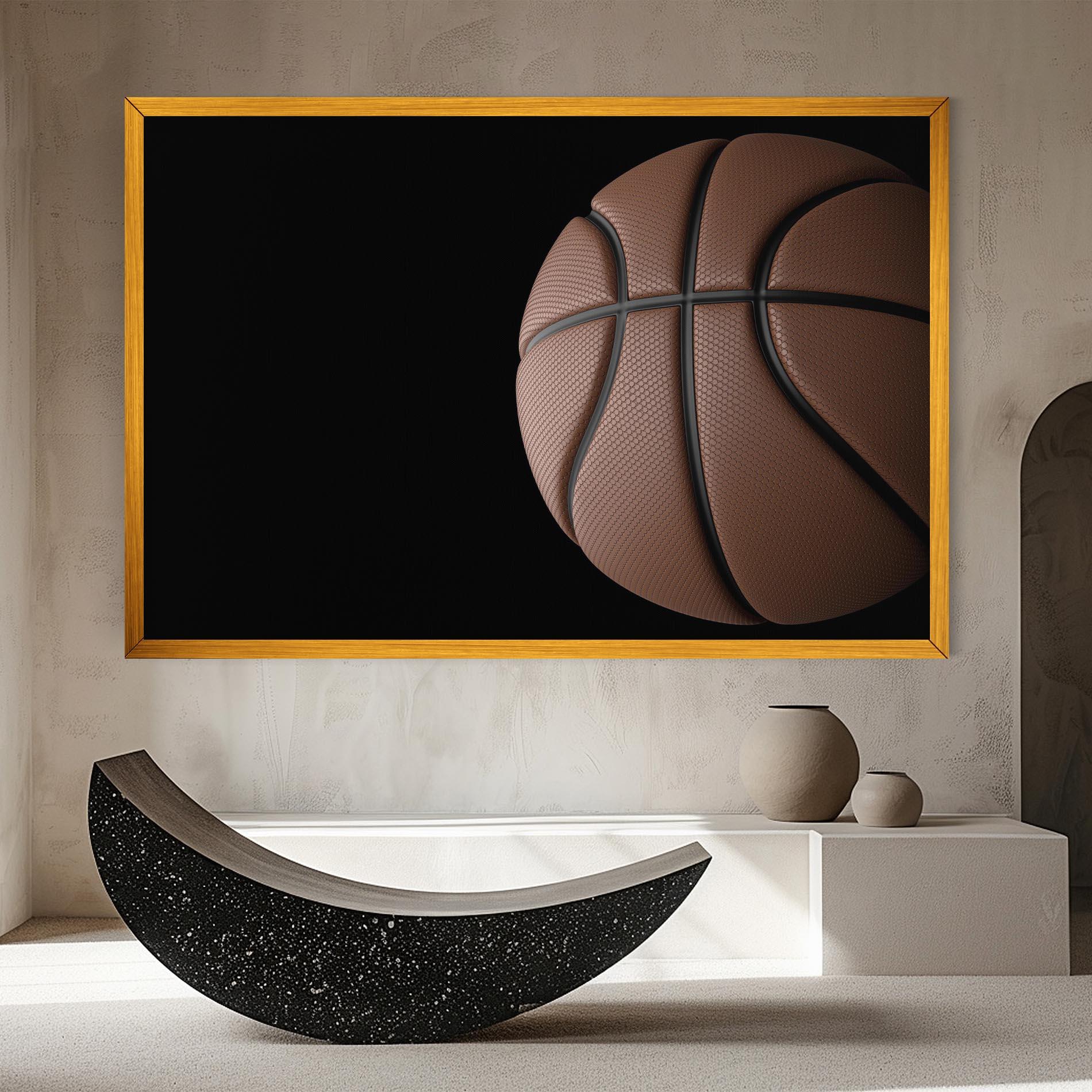 Картина на платно 3d Basketball Ball mockup 8