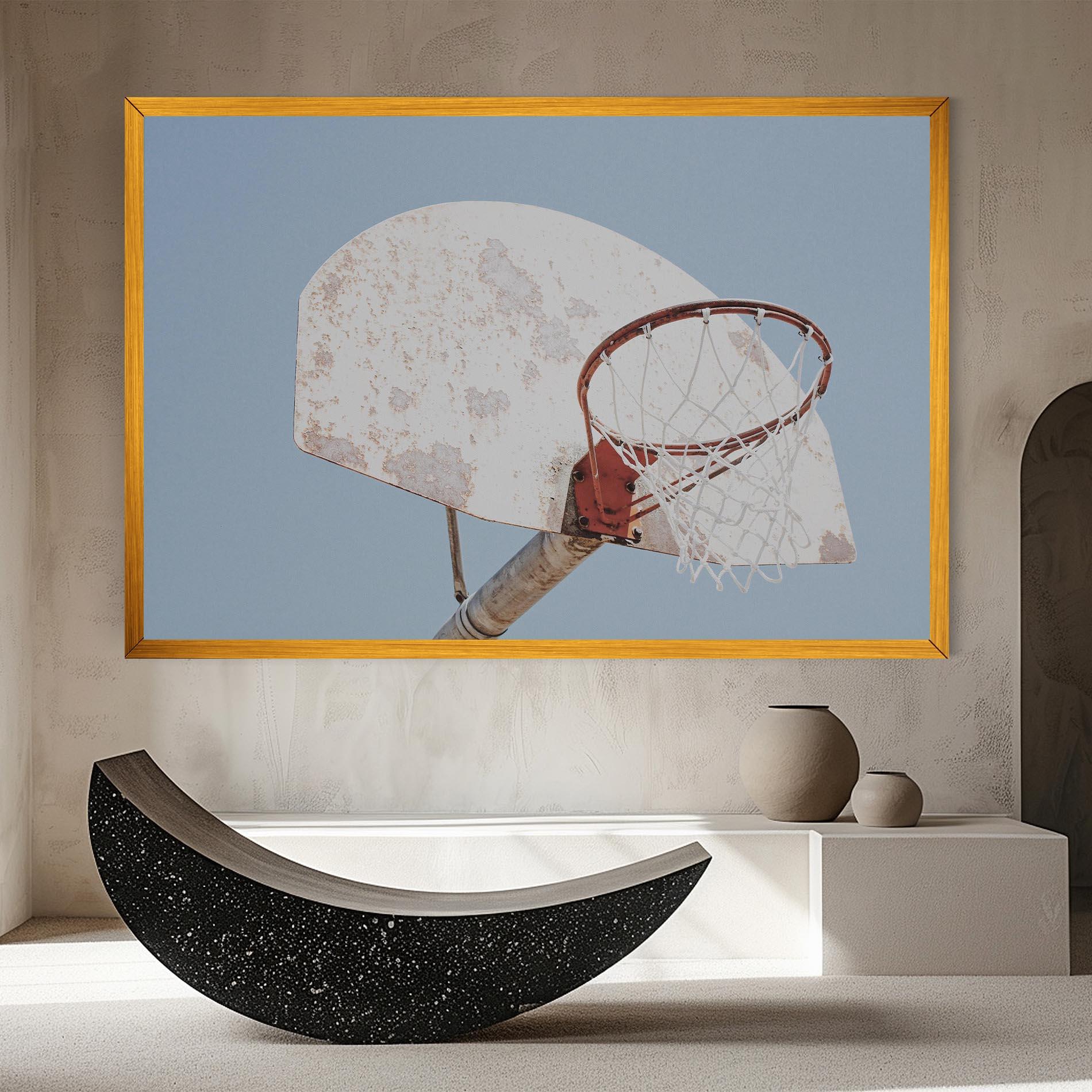Картина на платно Old Basketball Hoop mockup 8