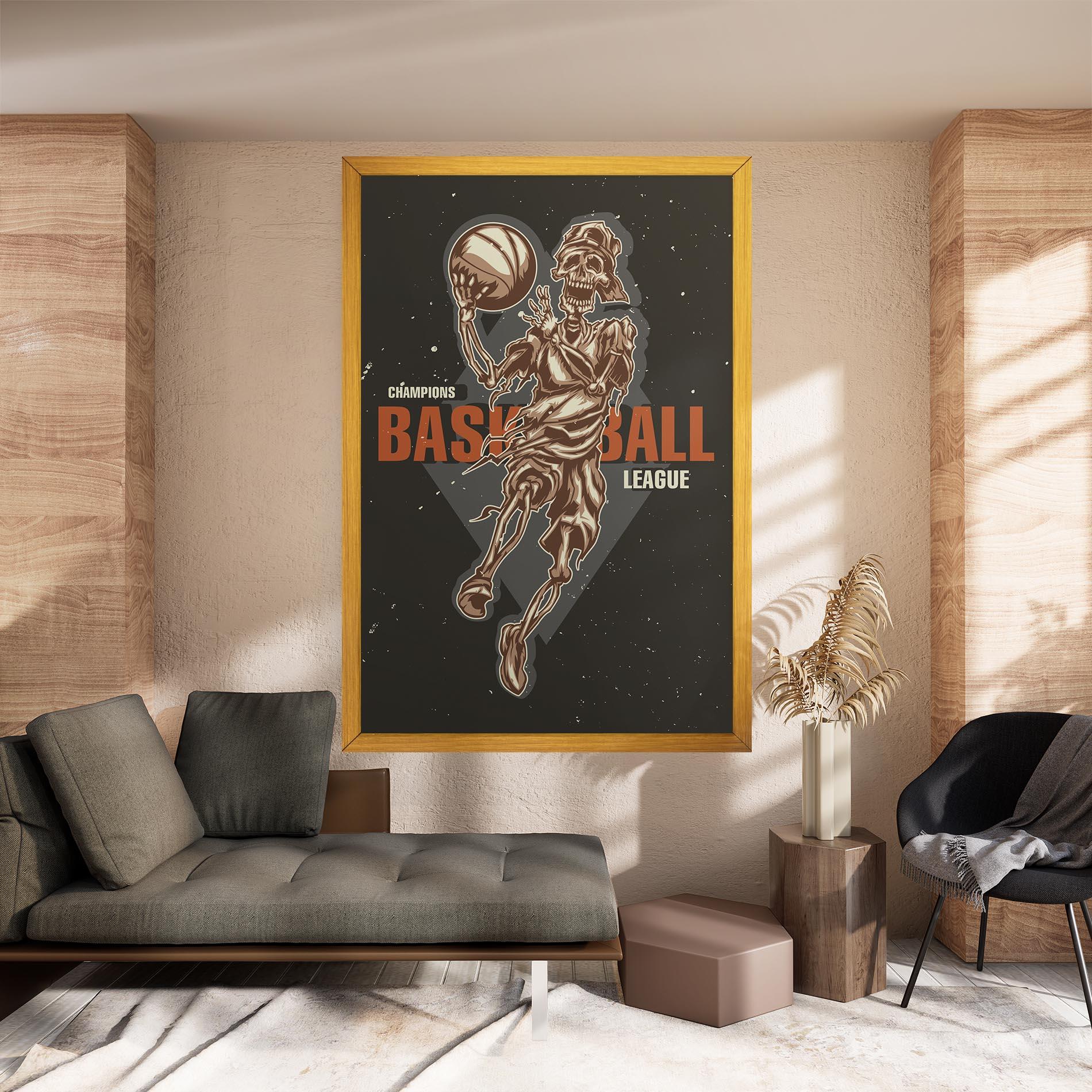 Картина на платно Basketball League mockup 8