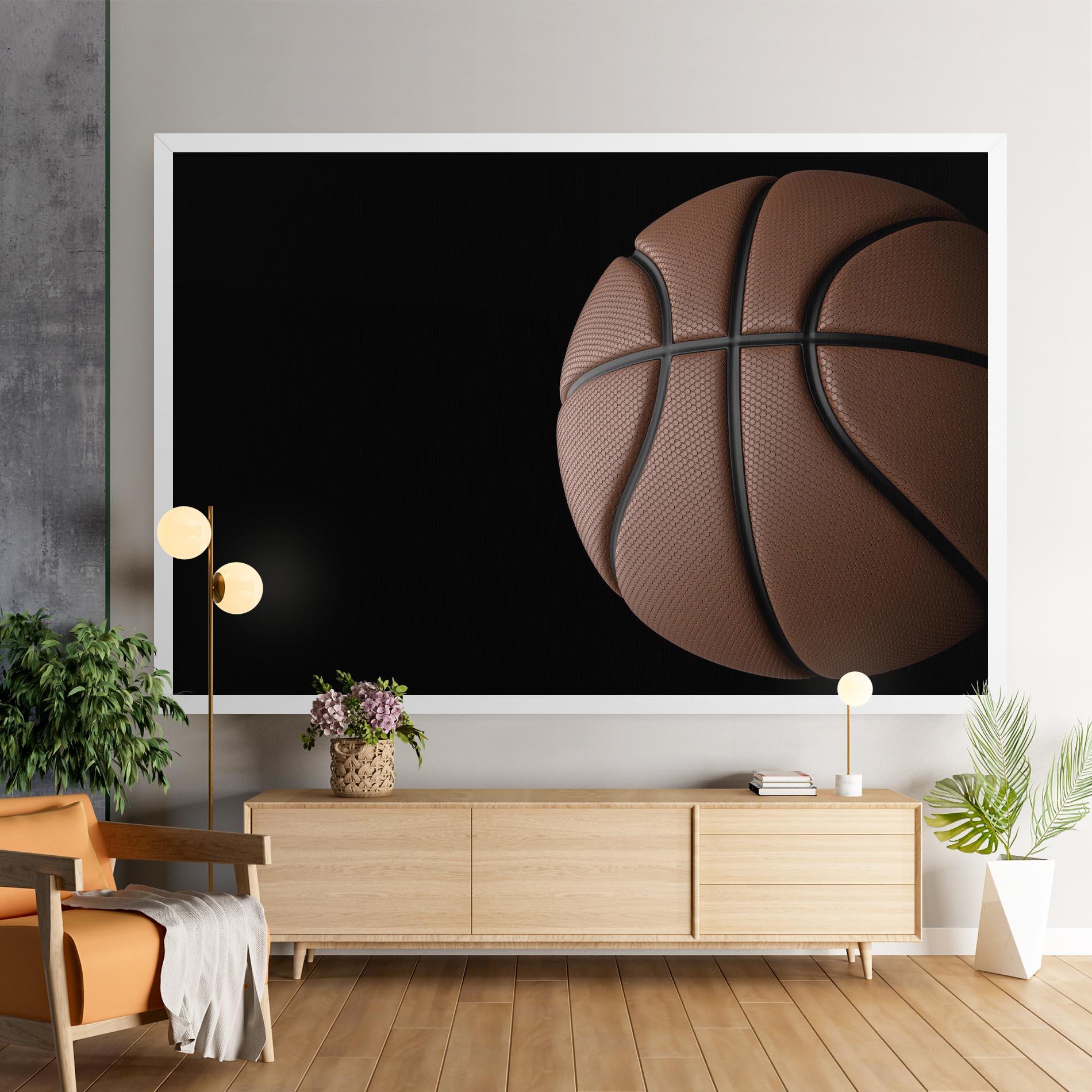 Картина на платно 3d Basketball Ball mockup 9