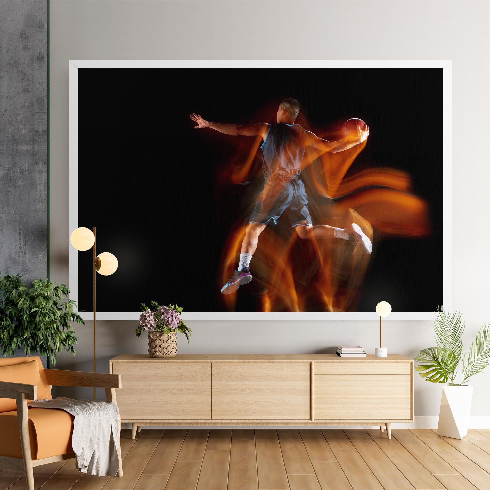 Asian Basketball Player mockup 9