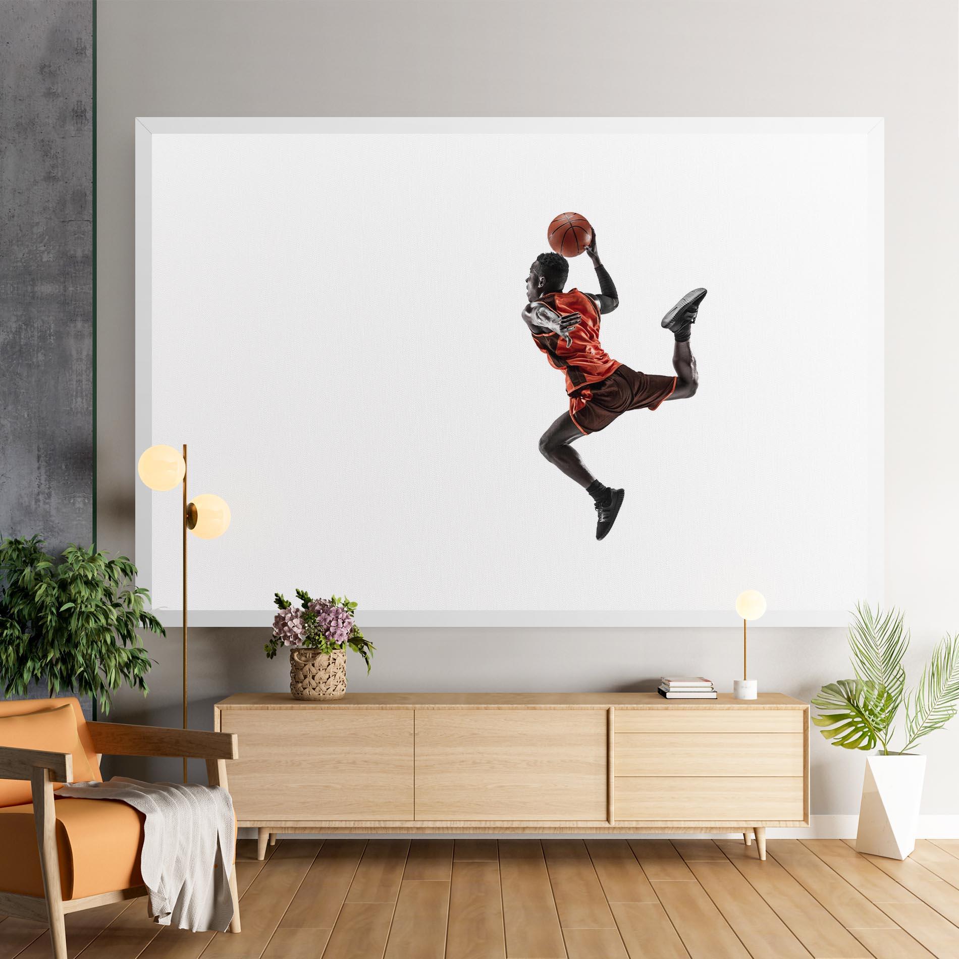 Картина на платно Basketball Player Flying mockup 9
