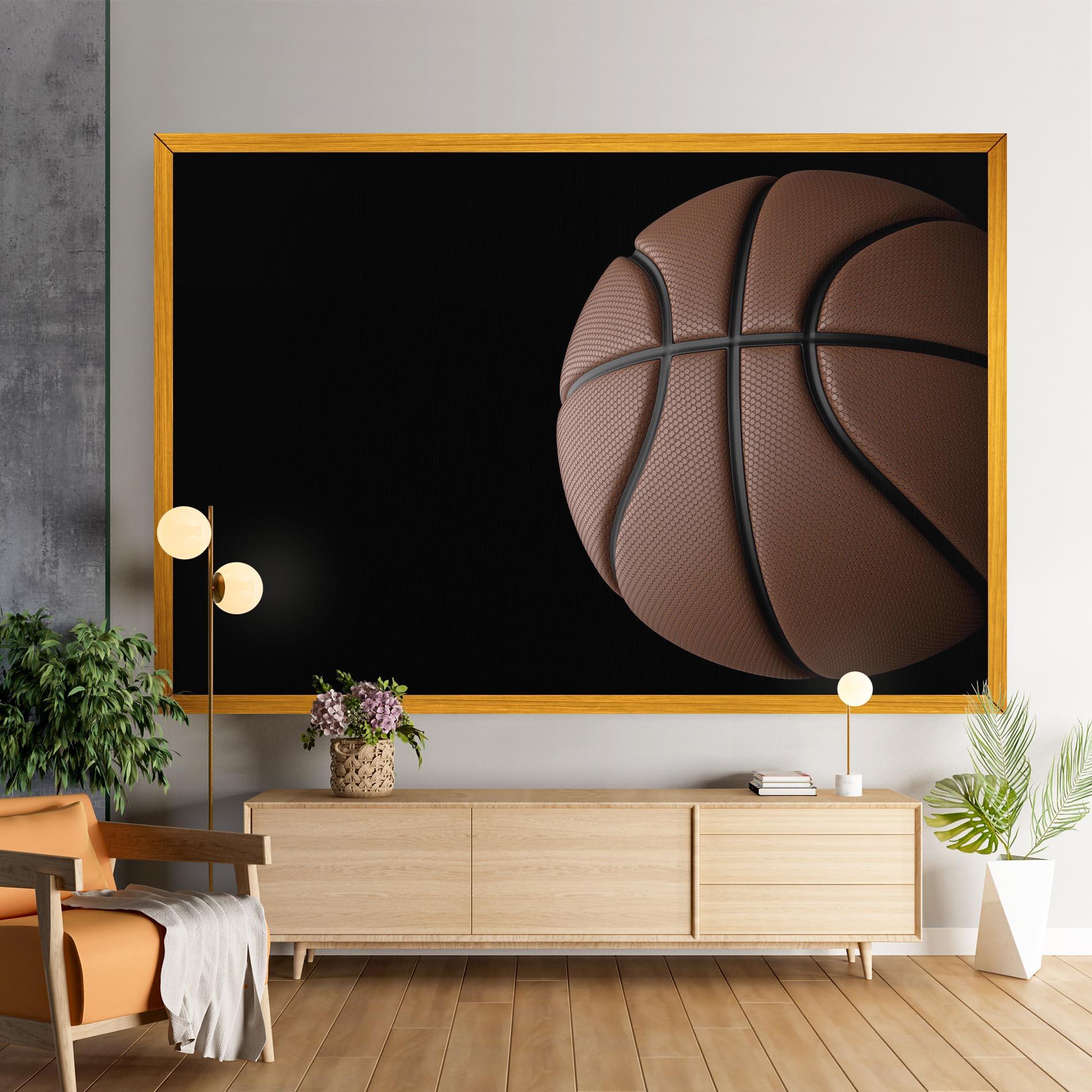 Картина на платно 3d Basketball Ball mockup 9