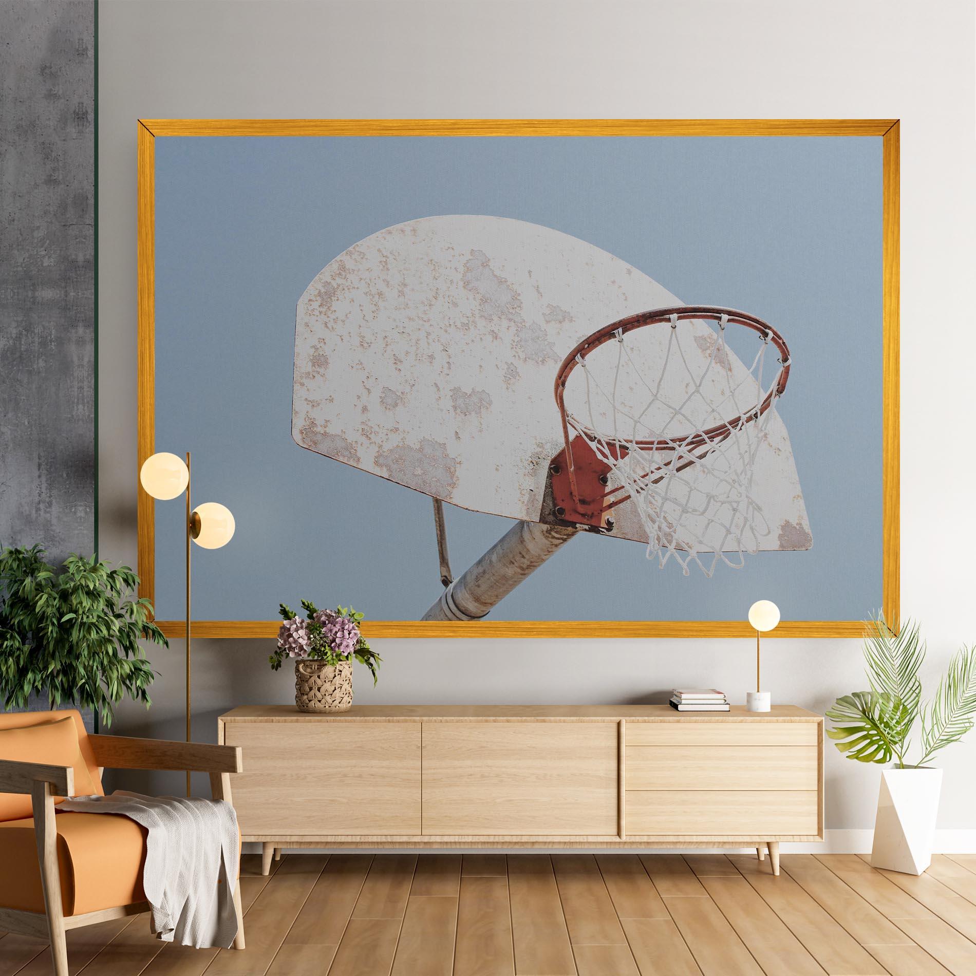 Картина на платно Old Basketball Hoop mockup 9