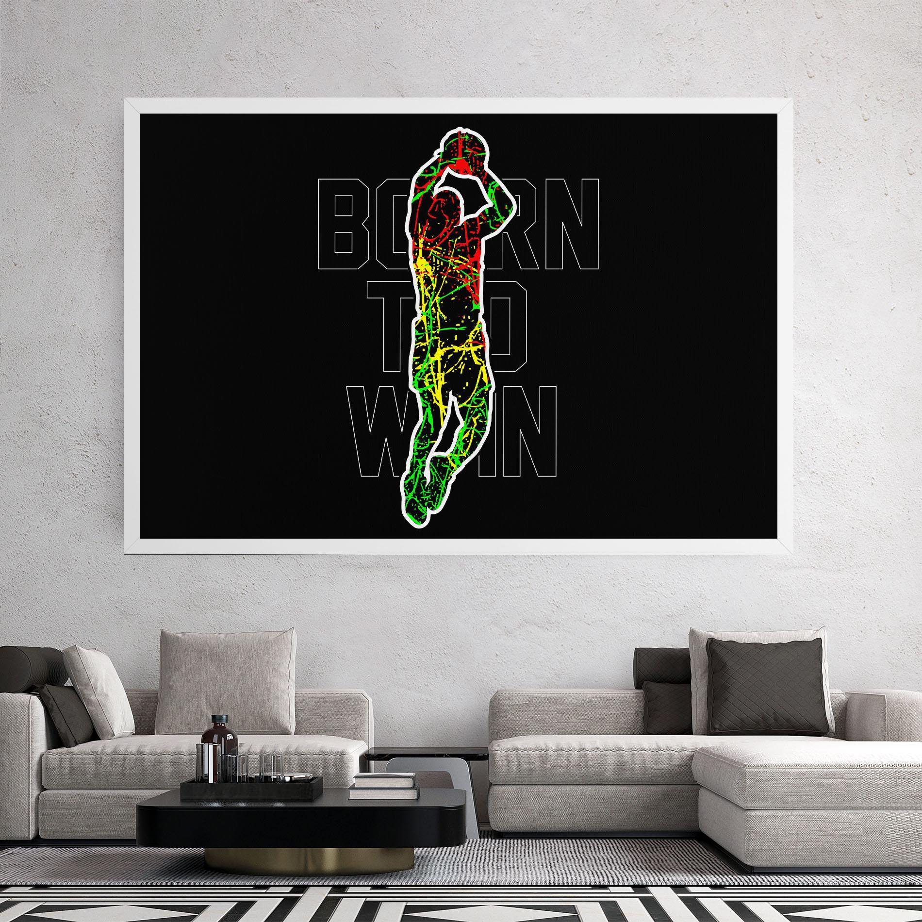 Картина на платно Basket Win mockup 2