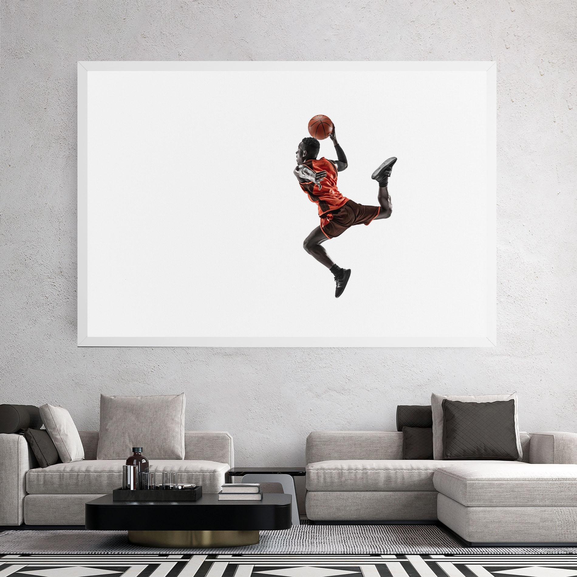 Картина на платно Basketball Player Flying mockup 2
