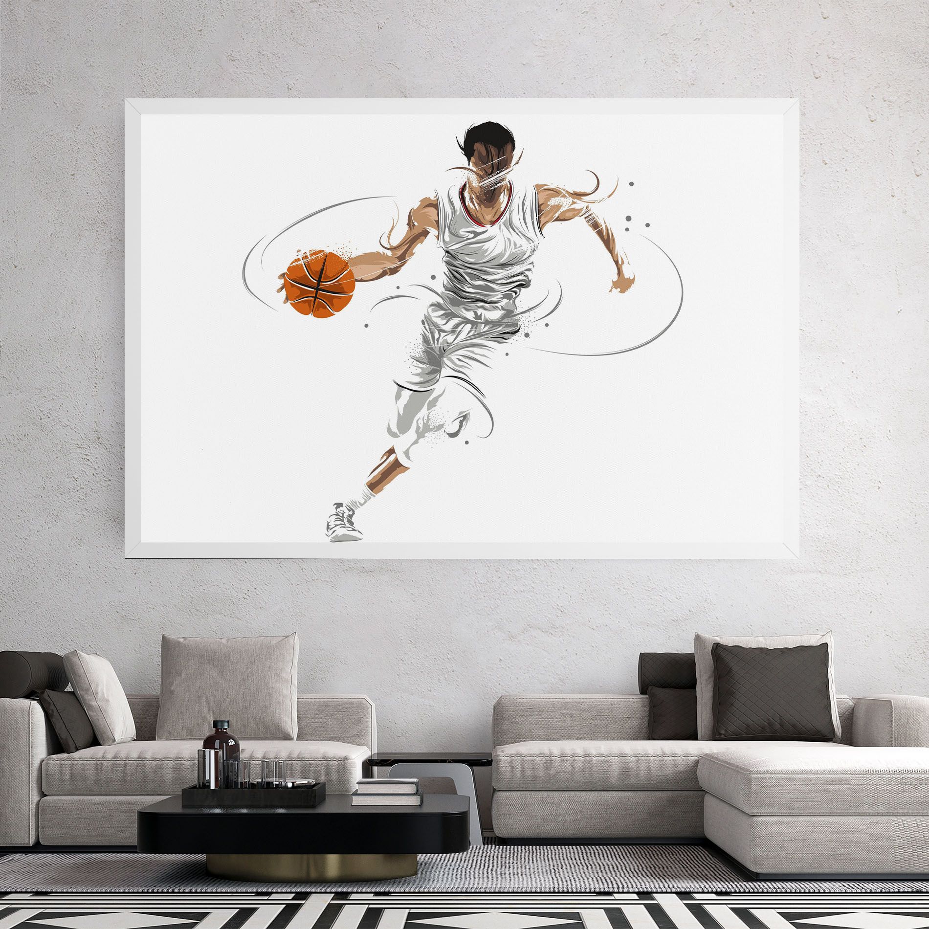 Dribbling Basketbal mockup 2