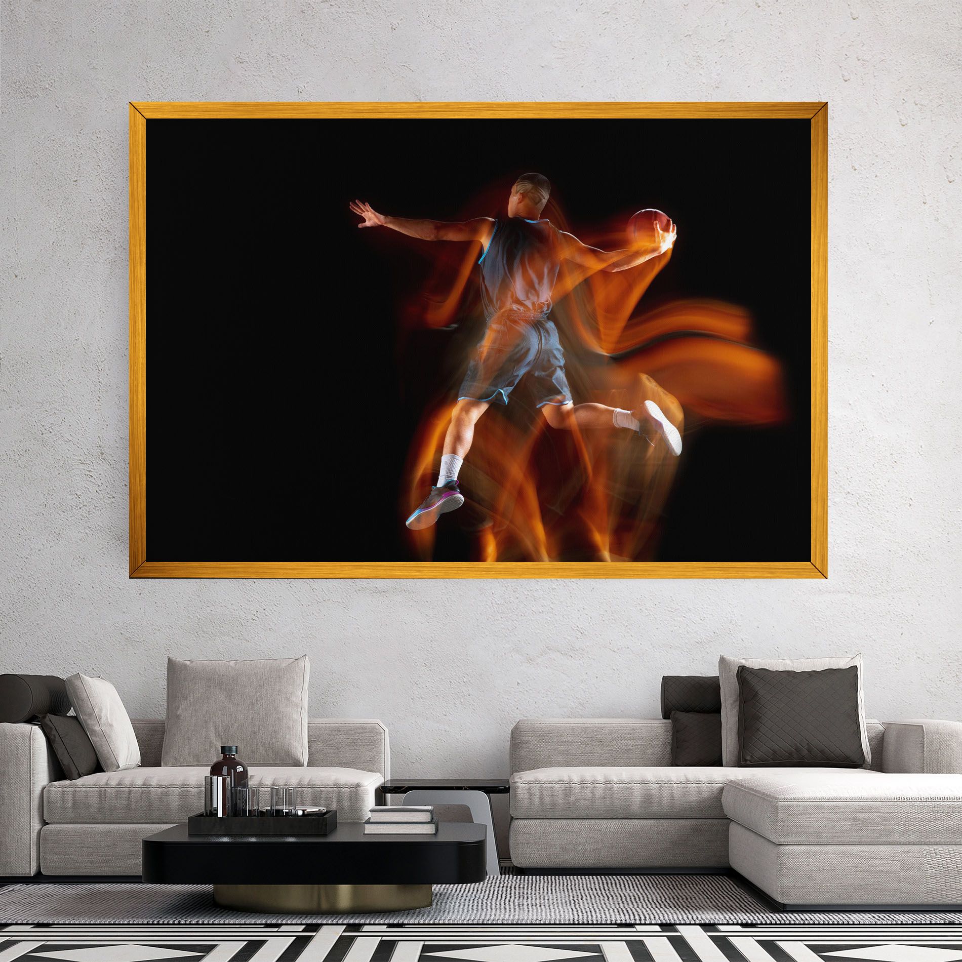 Asian Basketball Player mockup 2