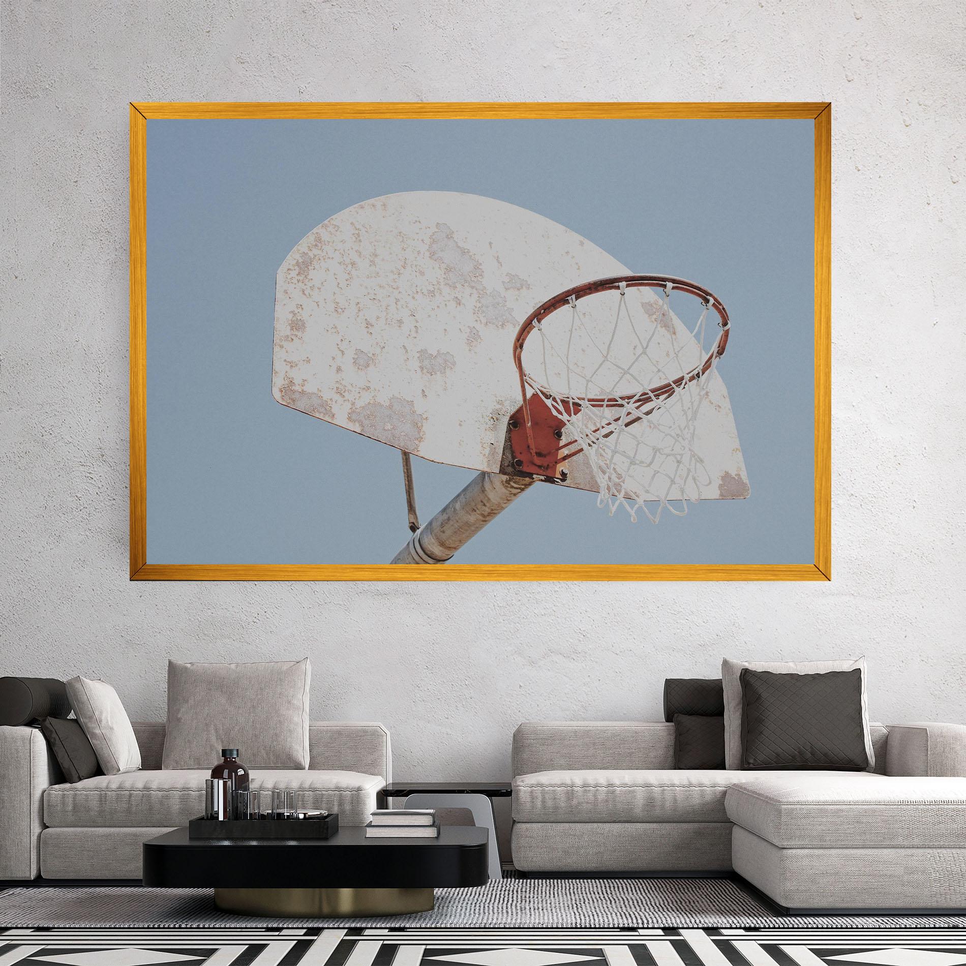 Картина на платно Old Basketball Hoop mockup 2