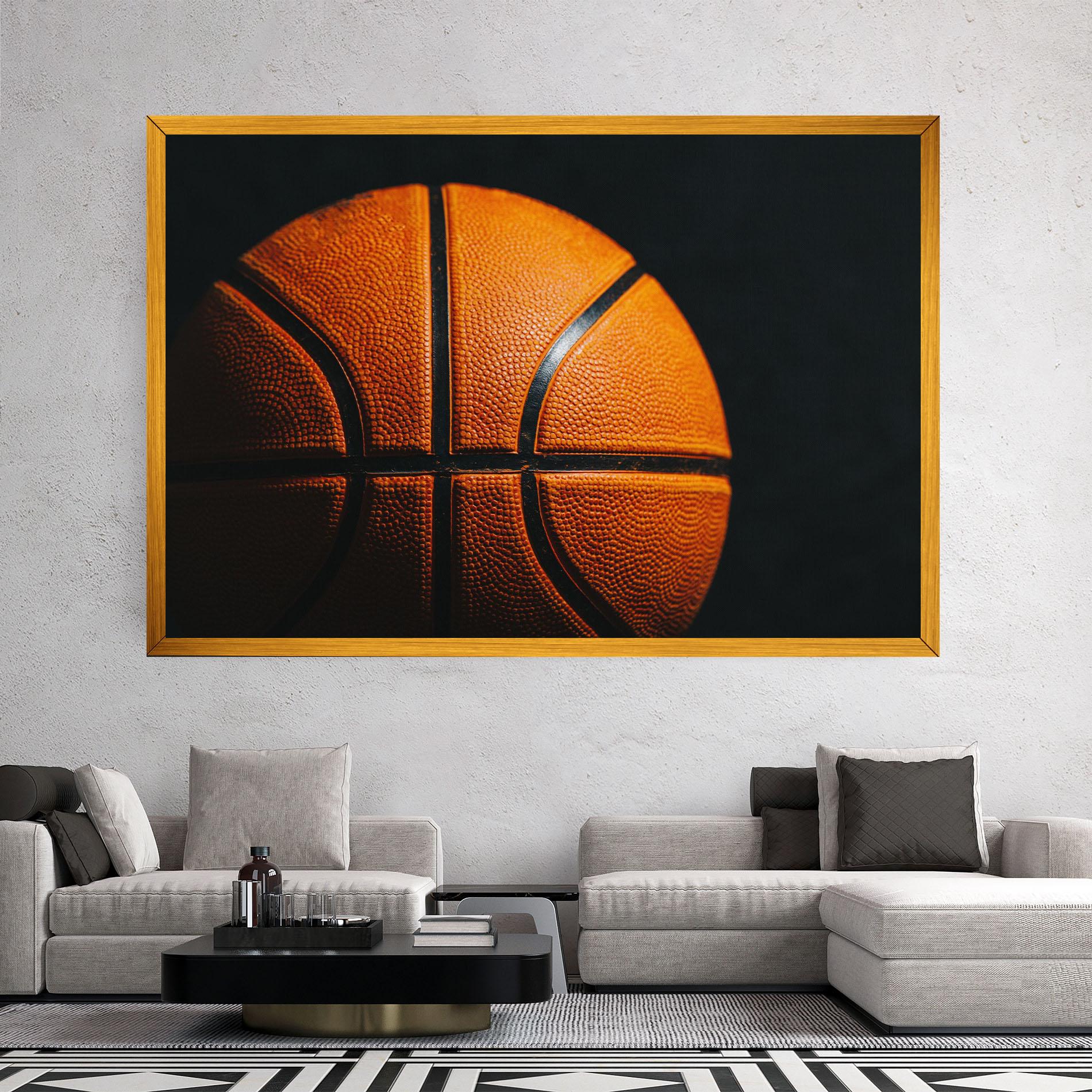 Картина на платно Orange Basketball mockup 2