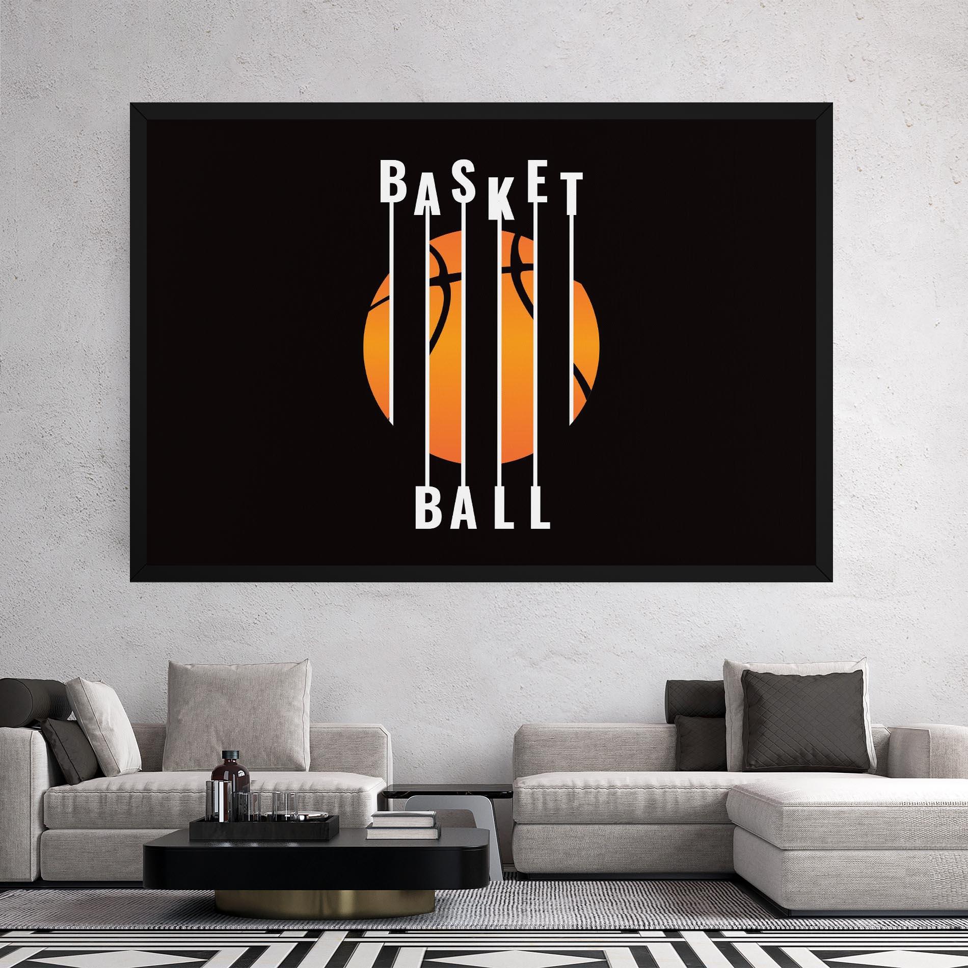 Картина на платно Basket Ball mockup 2