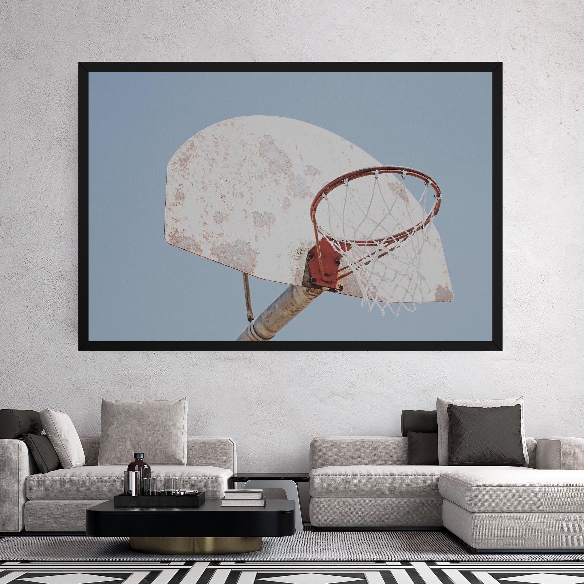Картина на платно Old Basketball Hoop mockup 2