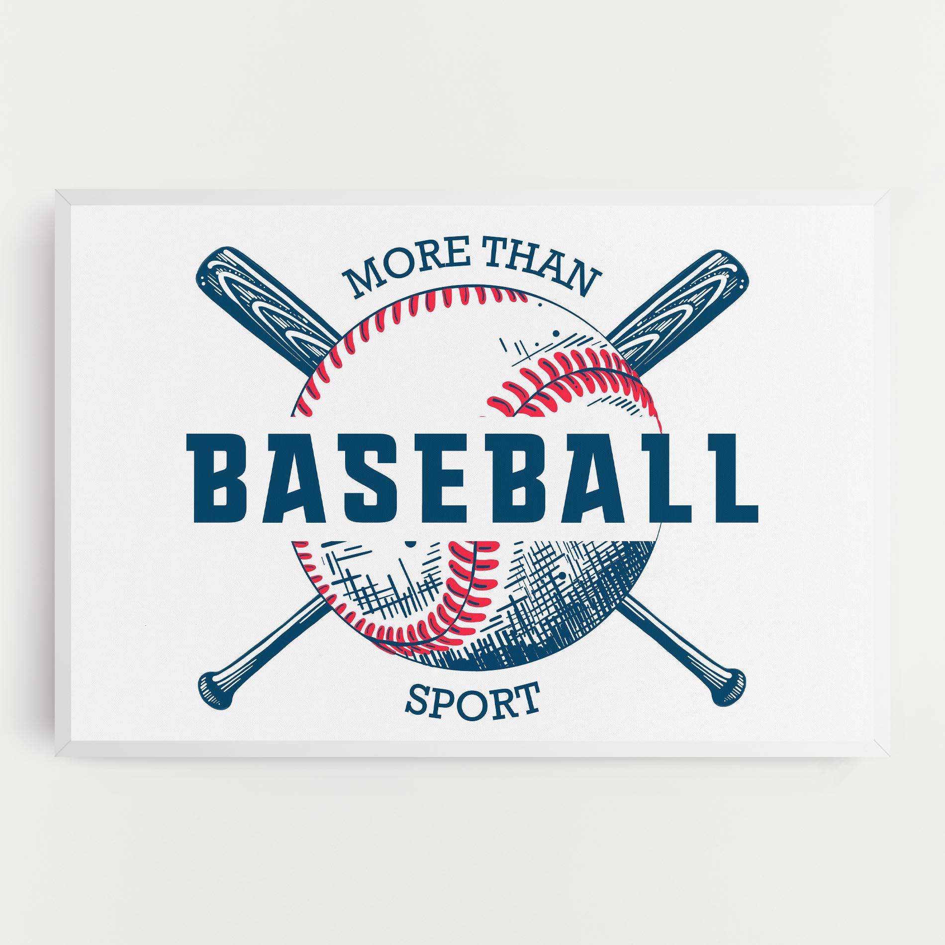 Картина на платно Baseball Sport mockup 0