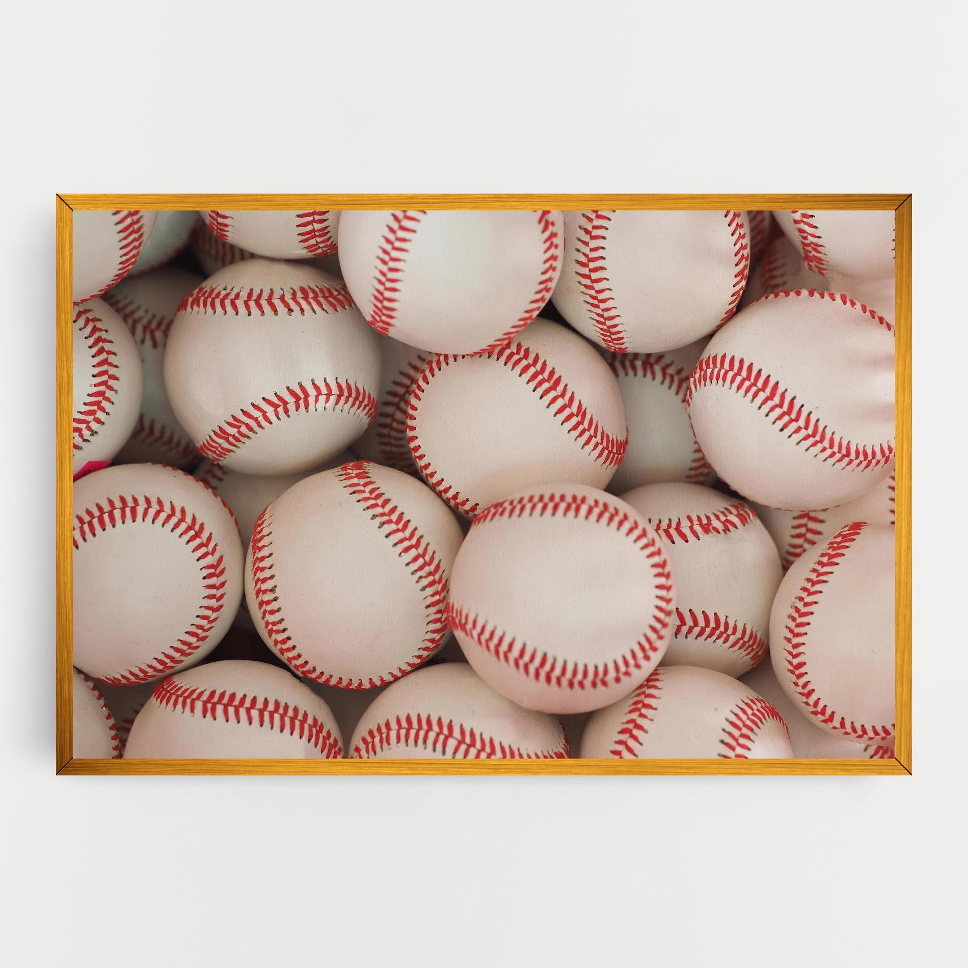 Картина на платно Baseball Balls Stack mockup 0