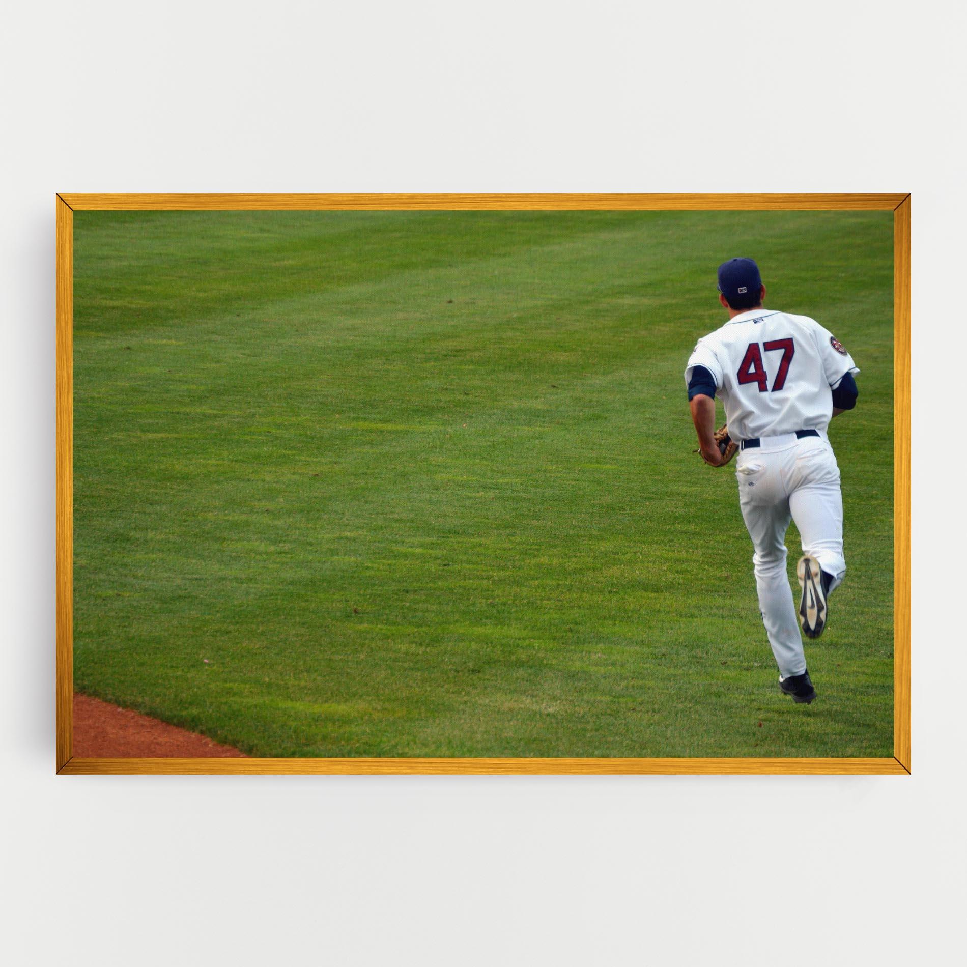 Картина на платно Baseball Player mockup 0