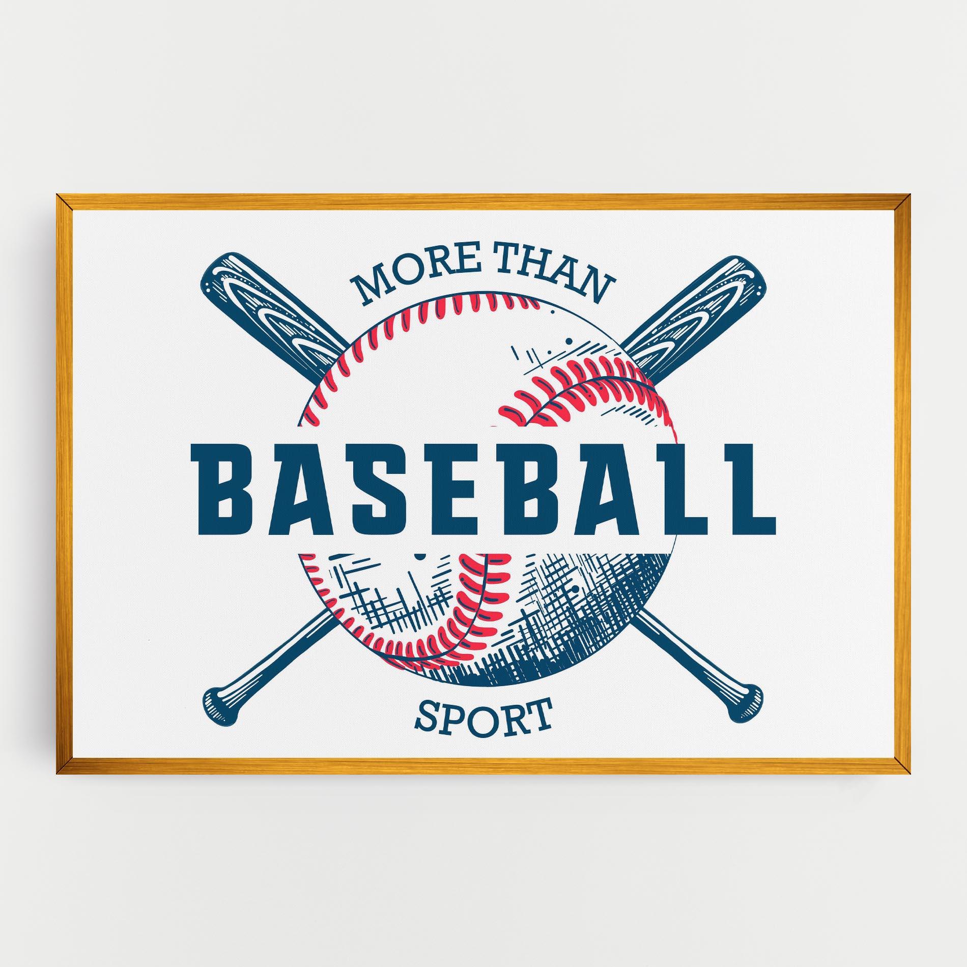 Картина на платно Baseball Sport mockup 0