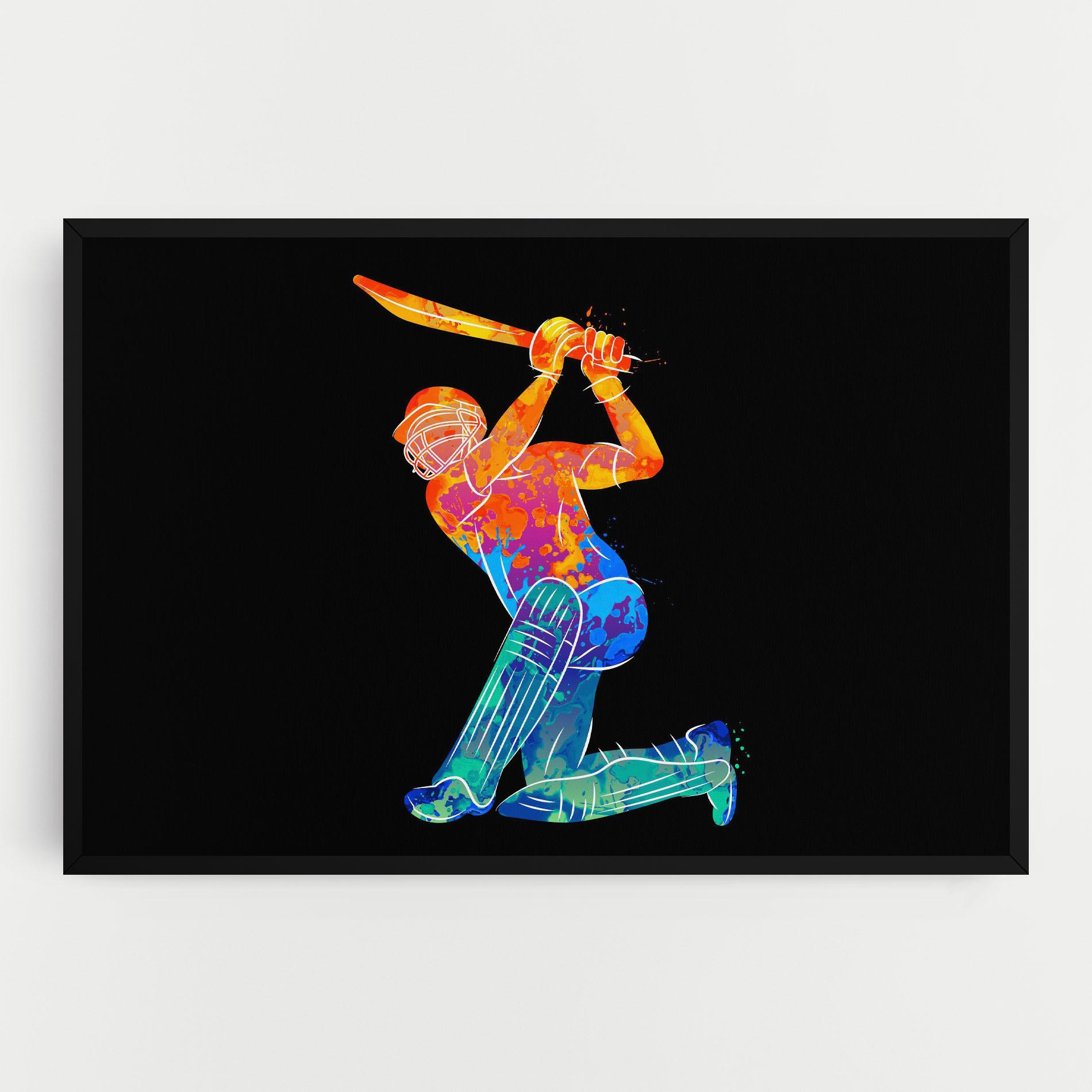 Картина на платно Baseball Color Art mockup 0