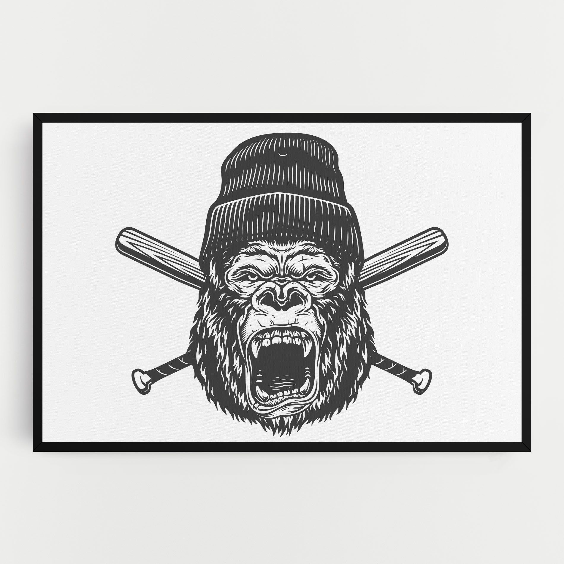 Baseball Gorilla mockup 0