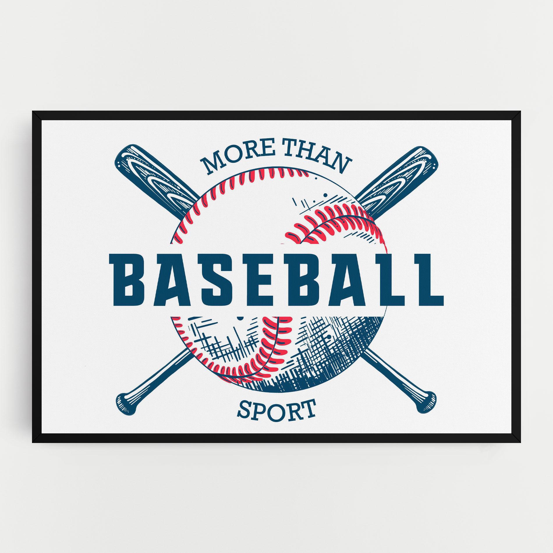 Картина на платно Baseball Sport mockup 0