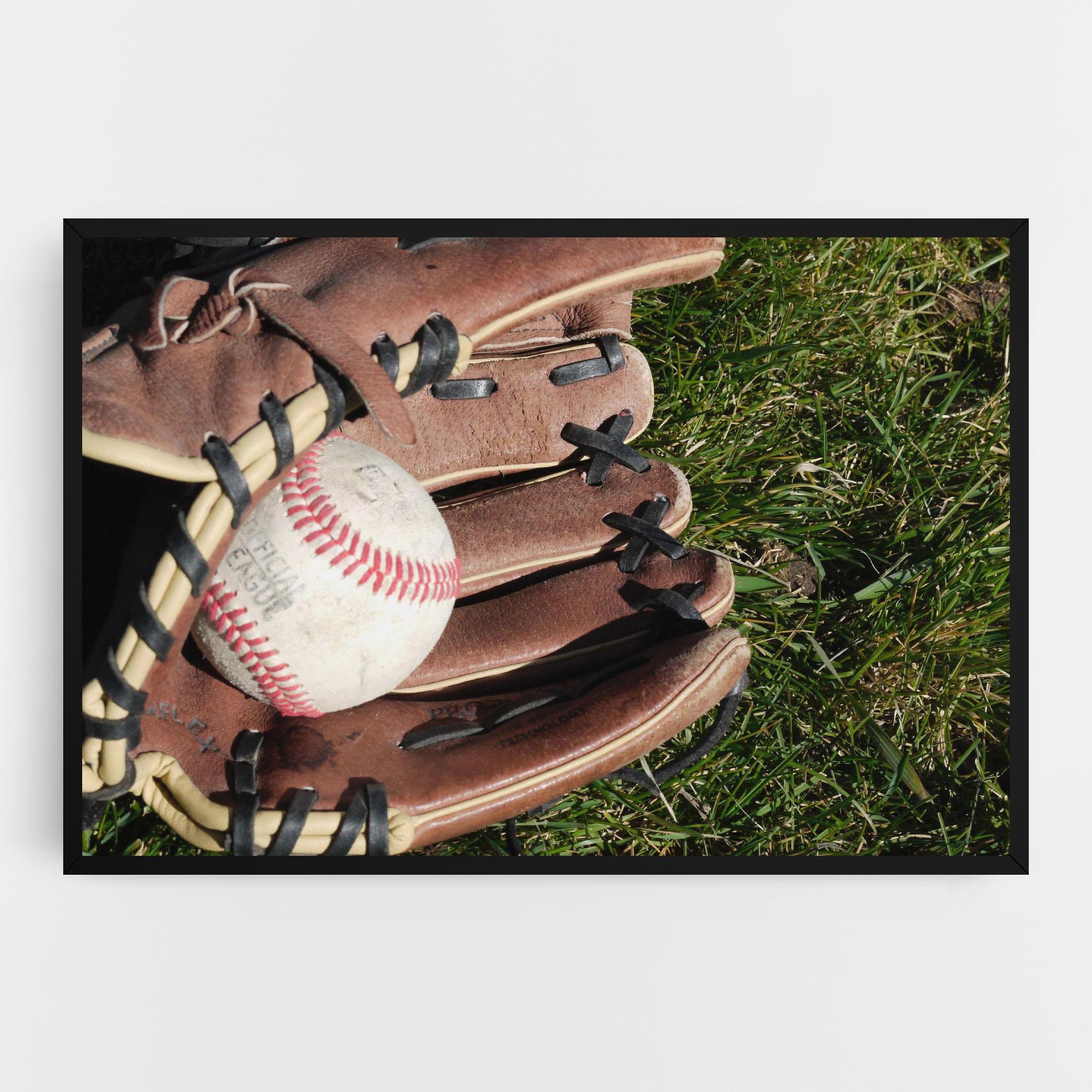 Картина на платно Brown Baseball Glove mockup 0
