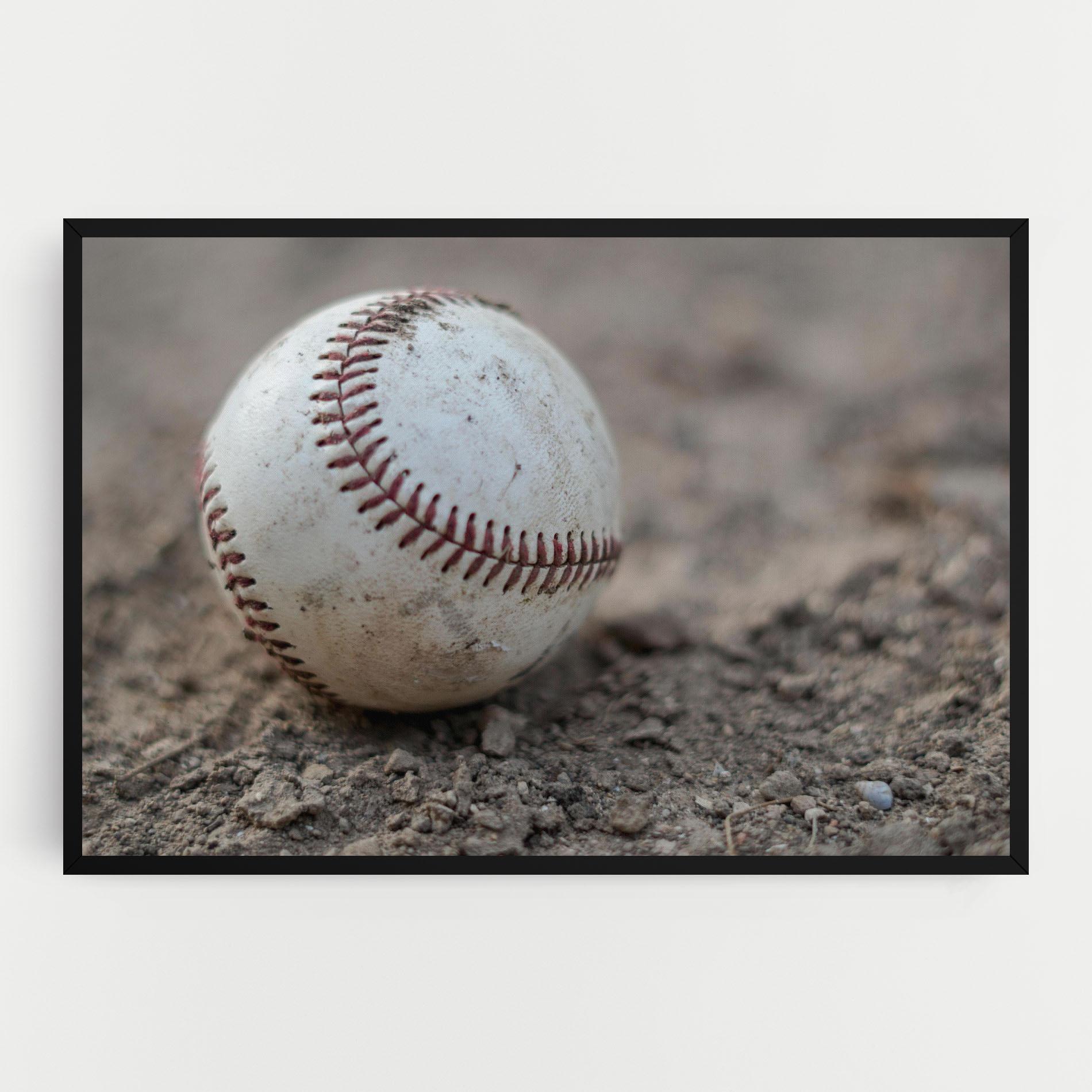 Картина на платно Dusty Baseball Ball mockup 0