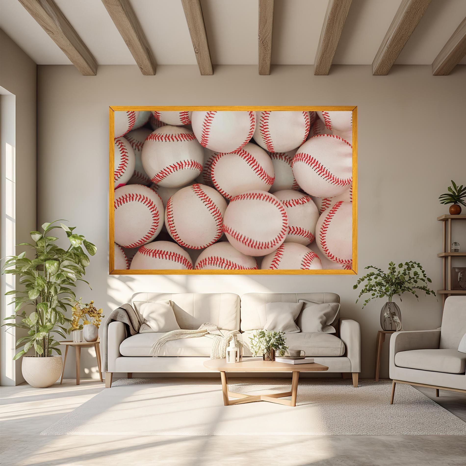 Baseball Balls Stack mockup 6