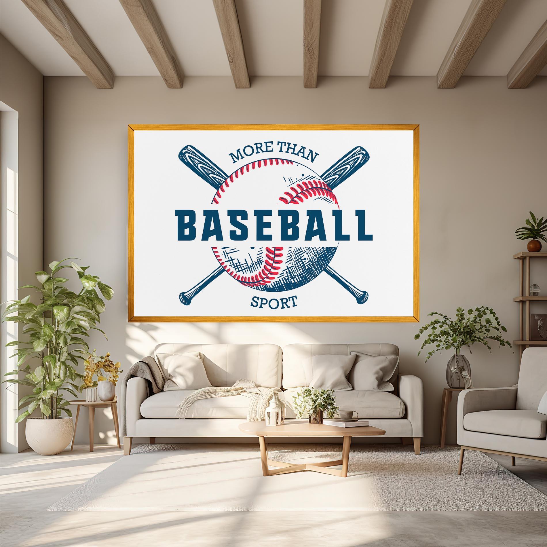 Картина на платно Baseball Sport mockup 6