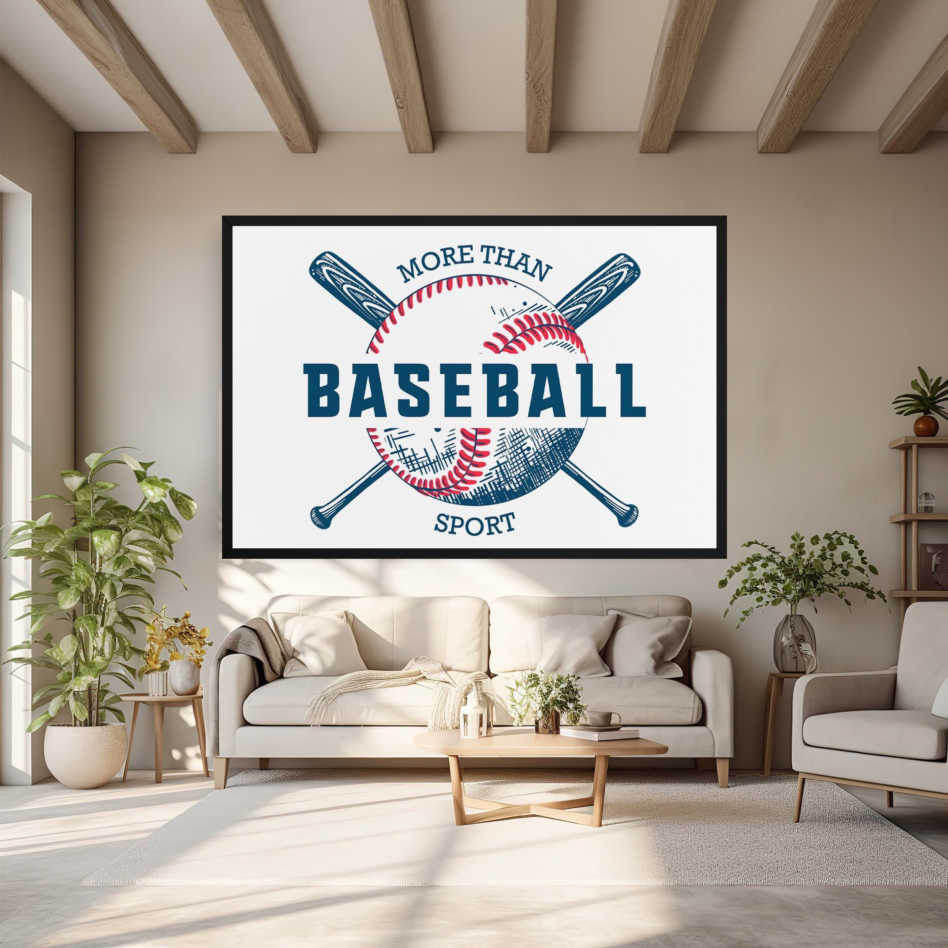 Картина на платно Baseball Sport mockup 6