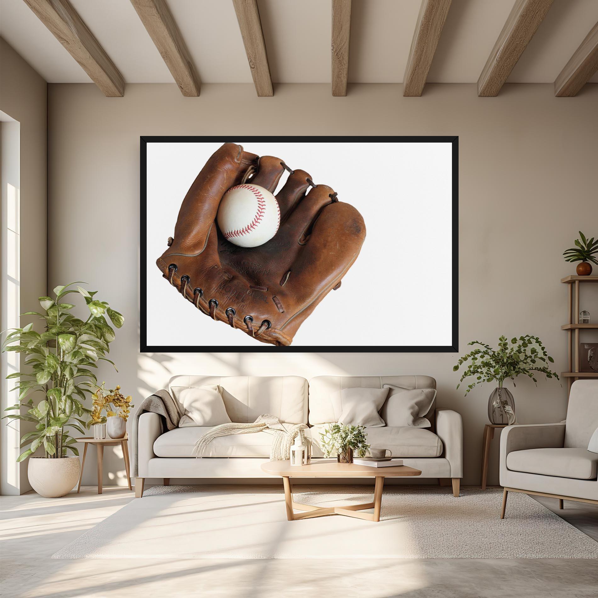 Картина на платно Holding Baseball Ball mockup 6