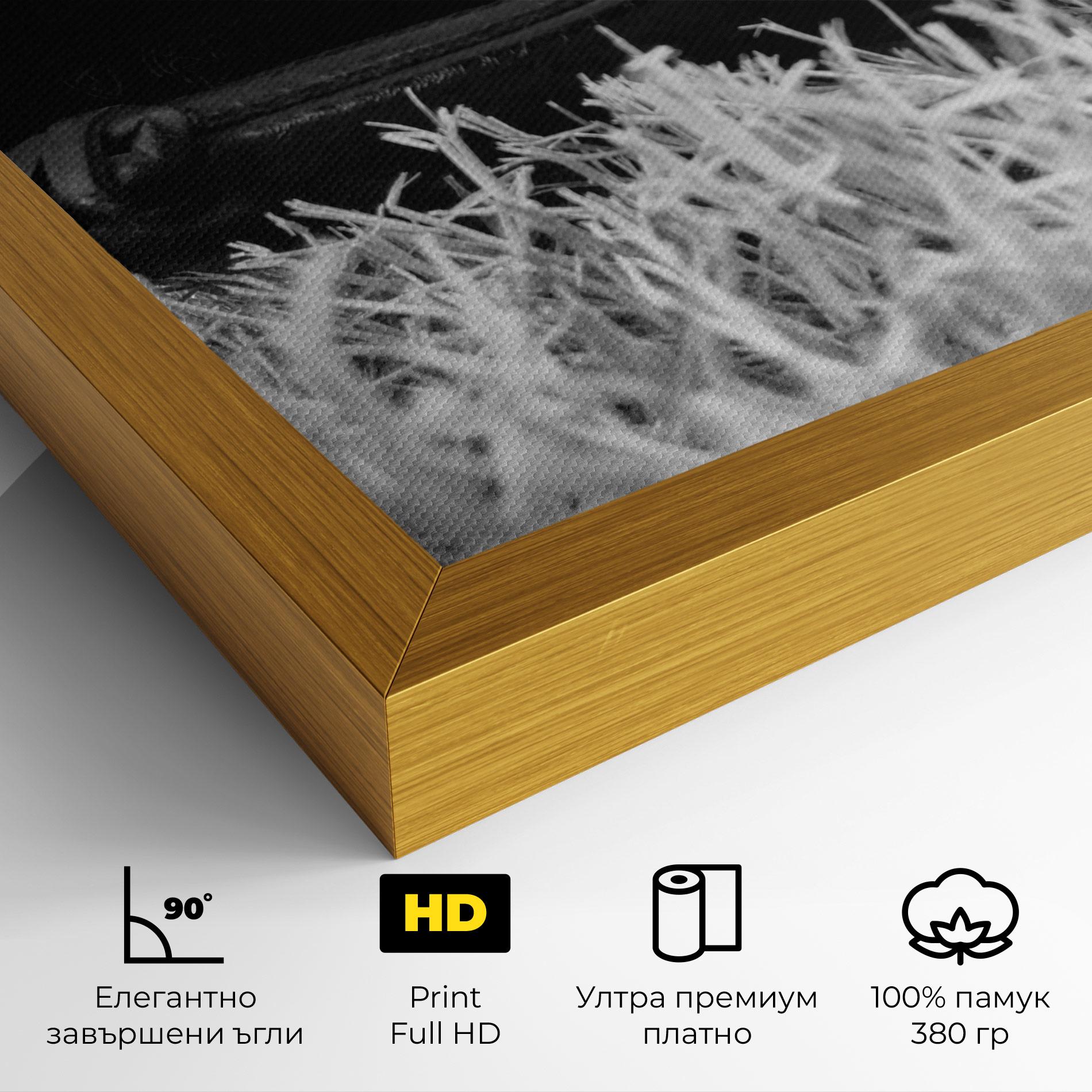 Картина на платно Black Baseball Glove mockup 4