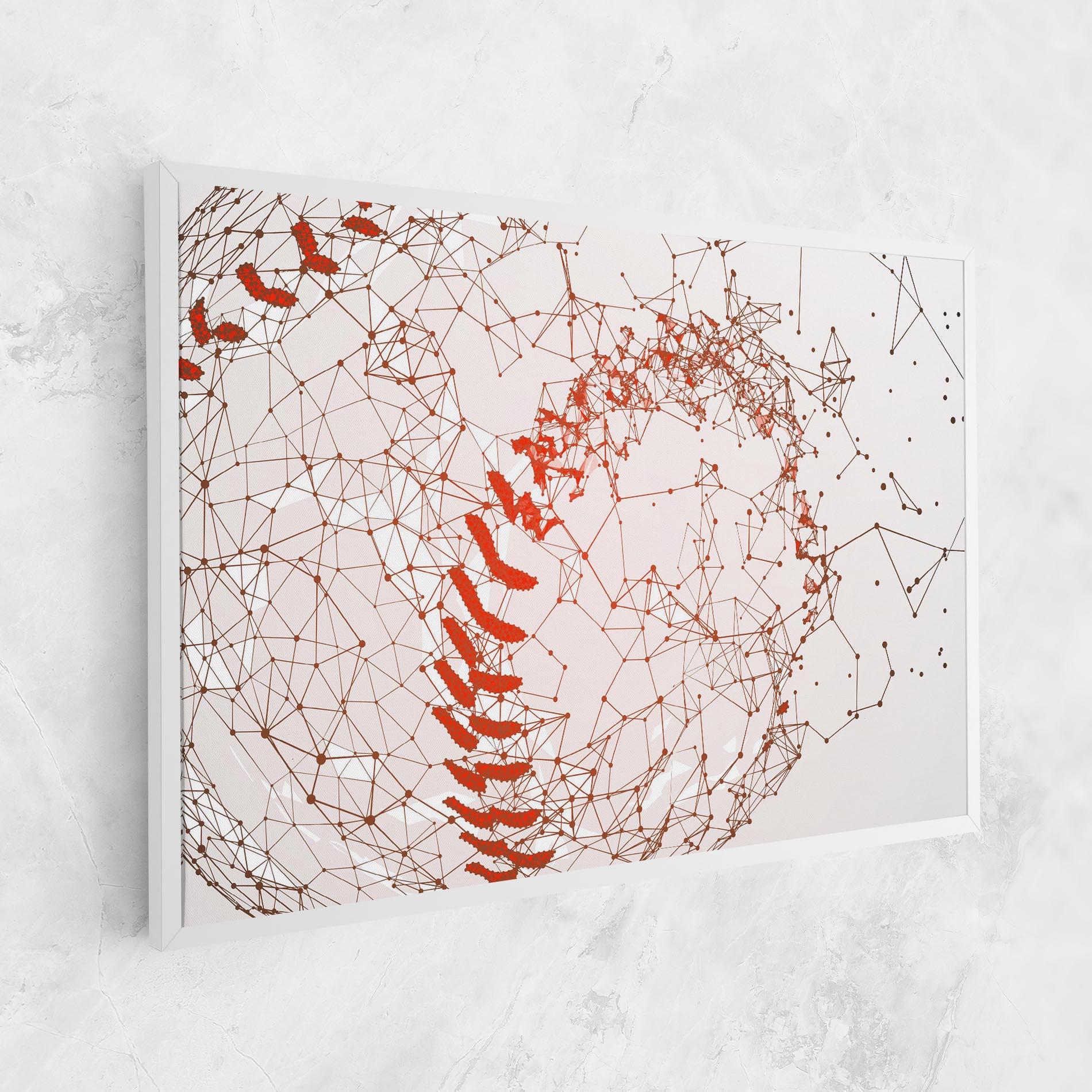 Картина на платно Baseball Line Art mockup 1