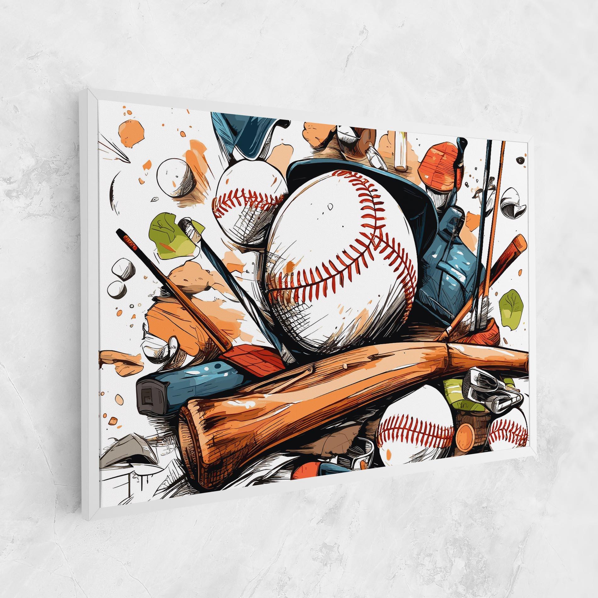 Картина на платно Baseball Trash mockup 1
