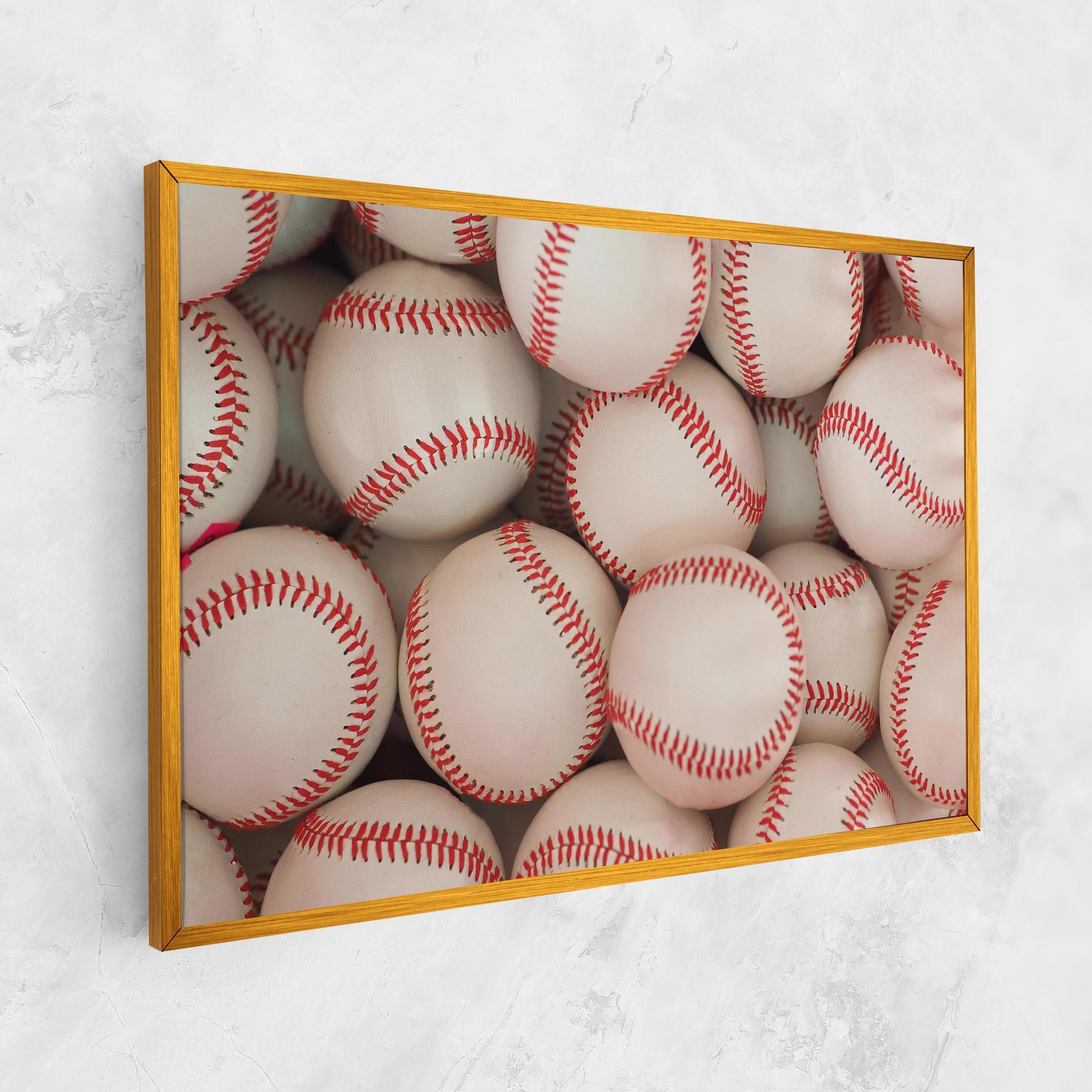 Картина на платно Baseball Balls Stack mockup 1