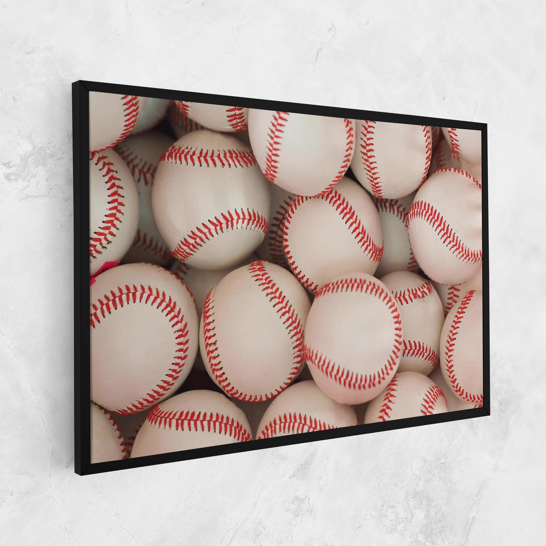 Картина на платно Baseball Balls Stack mockup 1