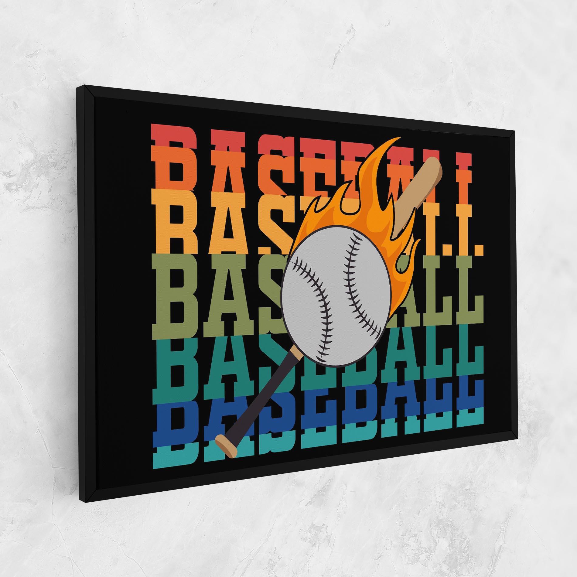 Картина на платно Baseball Color mockup 1