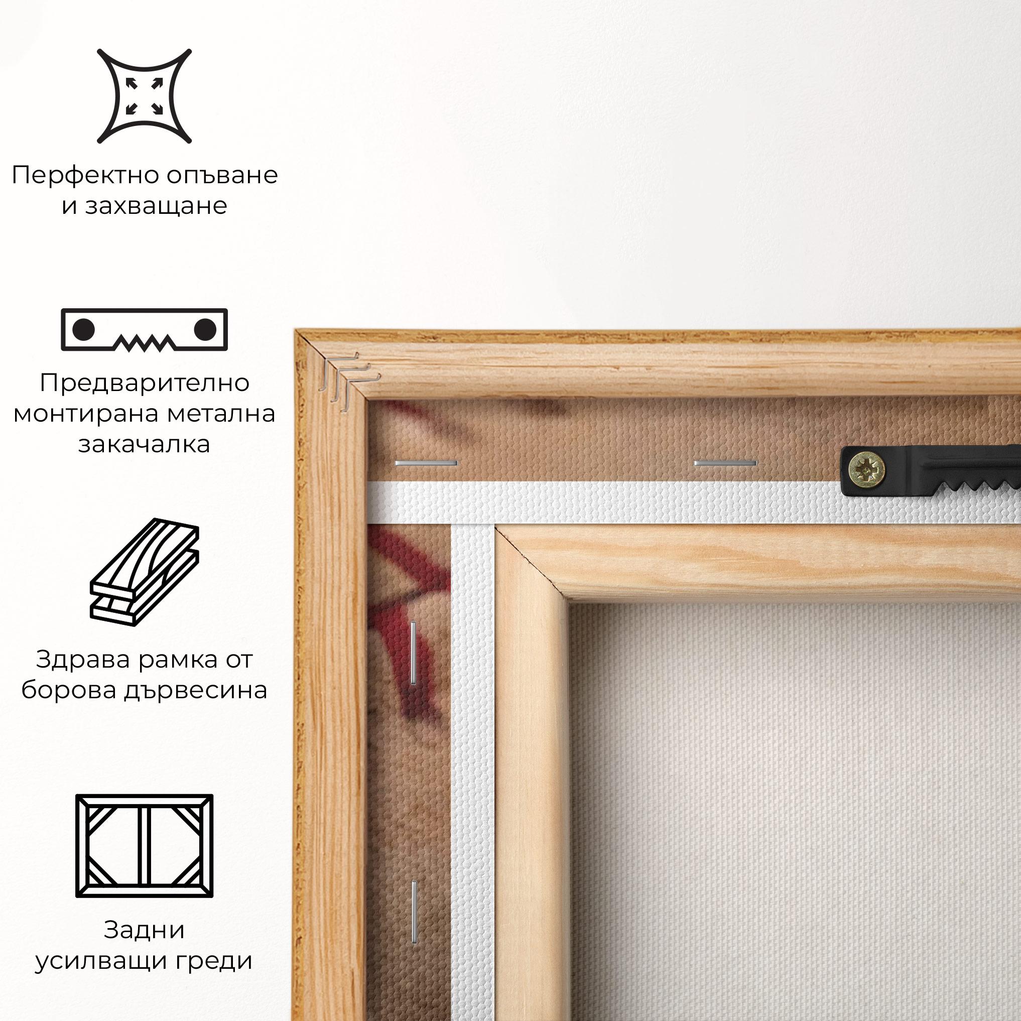 Картина на платно Baseball Ball Close Up mockup 5