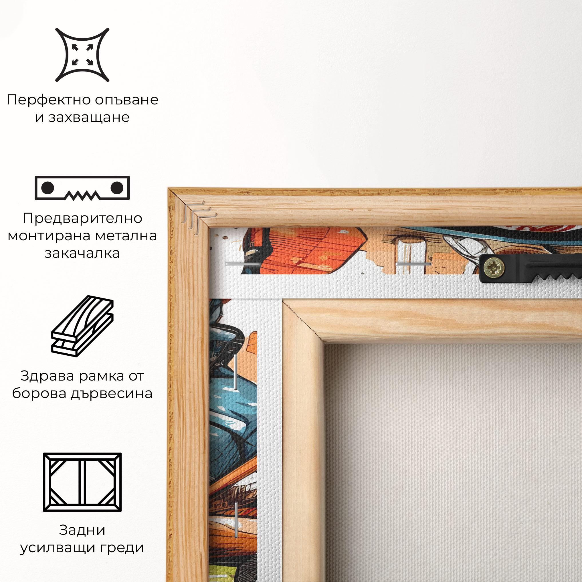 Картина на платно Baseball Trash mockup 5