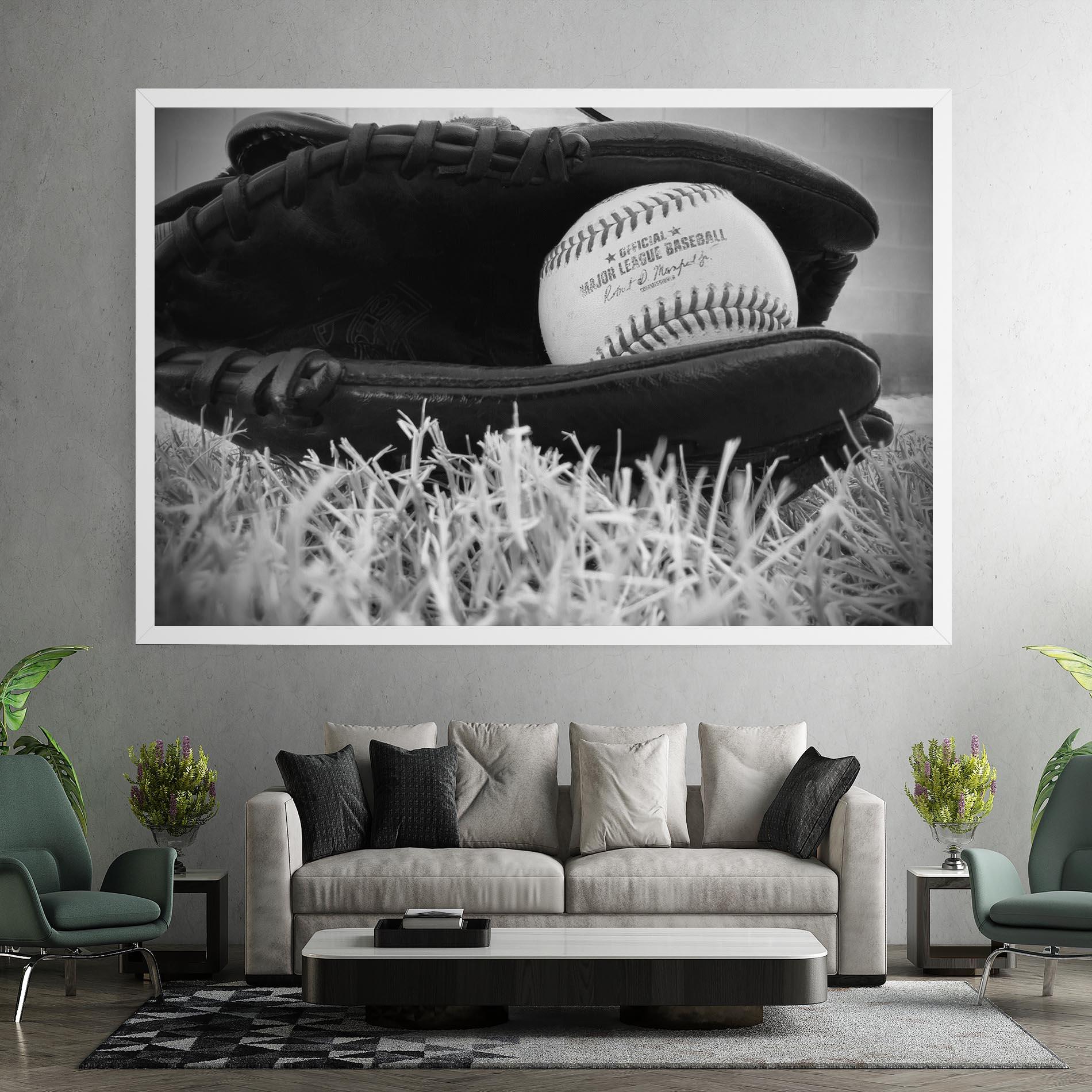 Картина на платно Black Baseball Glove mockup 7