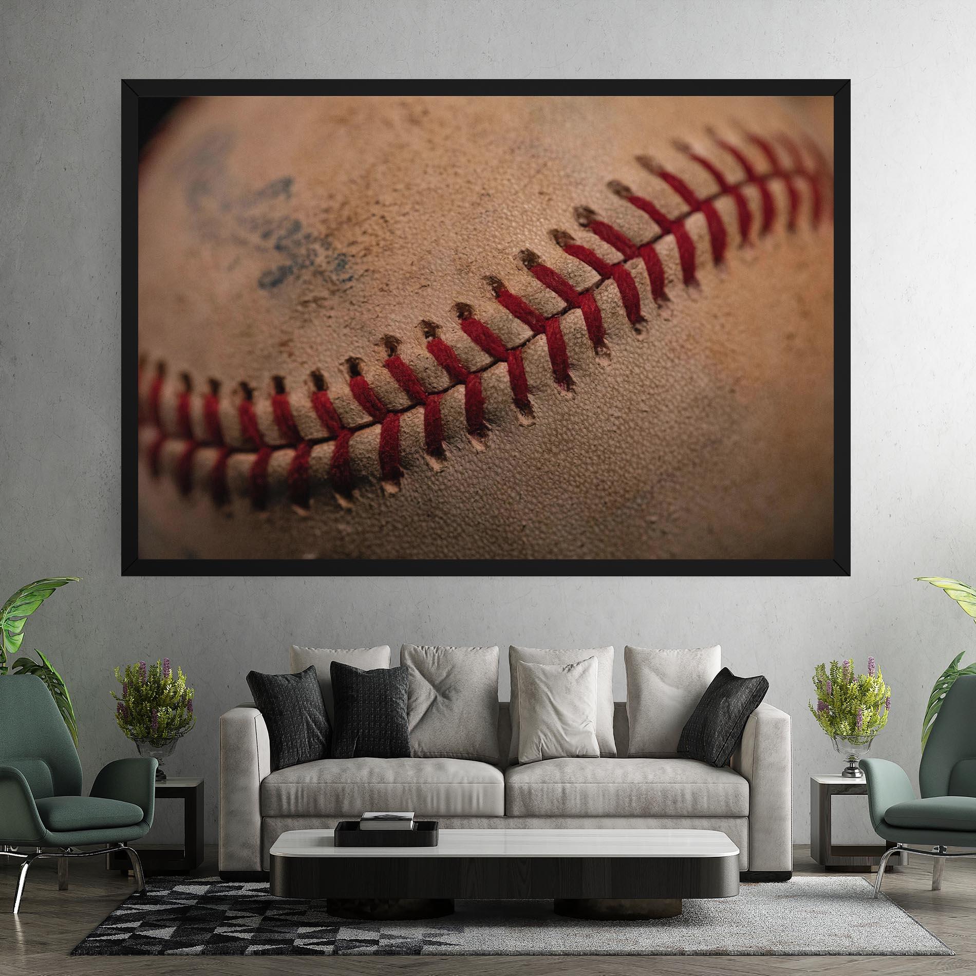 Картина на платно Baseball Ball Close Up mockup 7