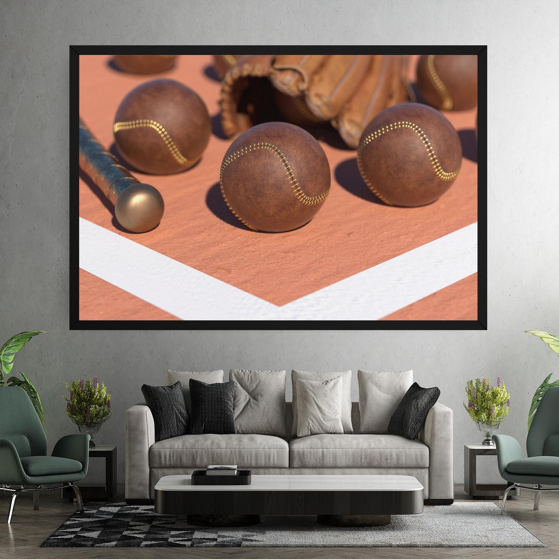Brown Baseball Ball mockup 7