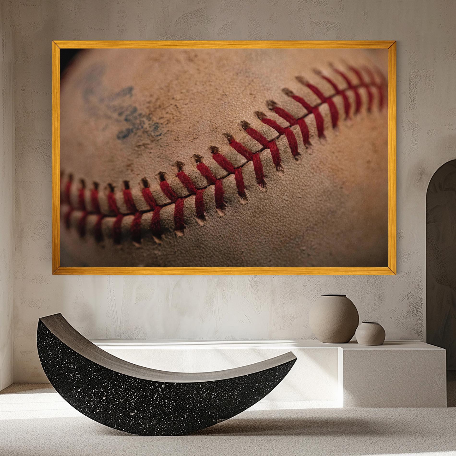 Картина на платно Baseball Ball Close Up mockup 8
