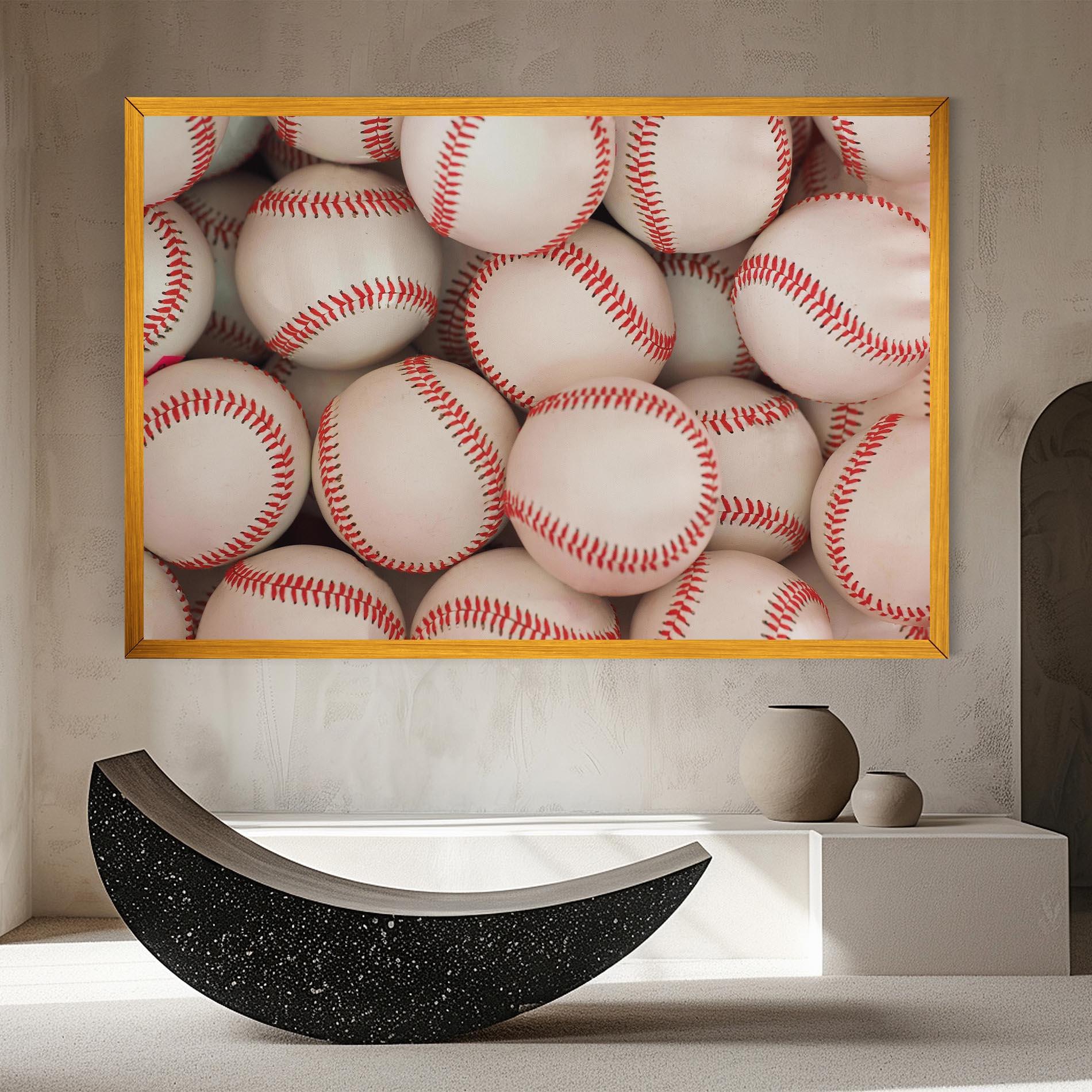 Картина на платно Baseball Balls Stack mockup 8
