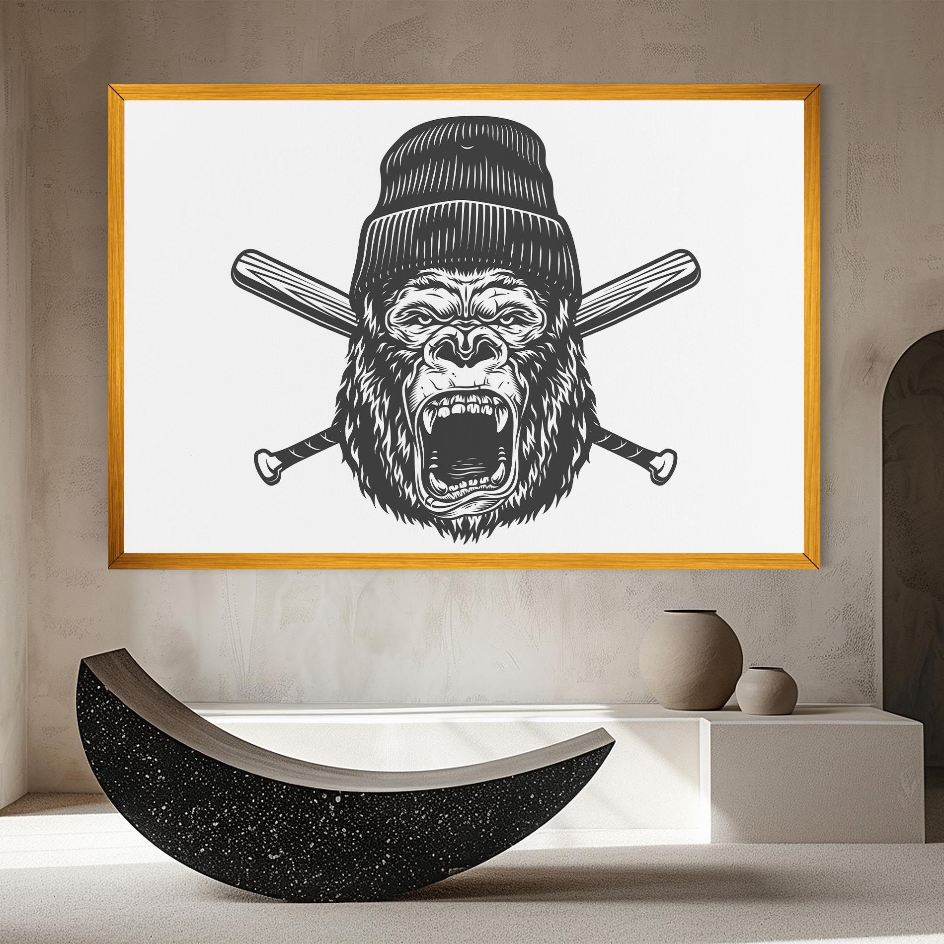 Baseball Gorilla mockup 8