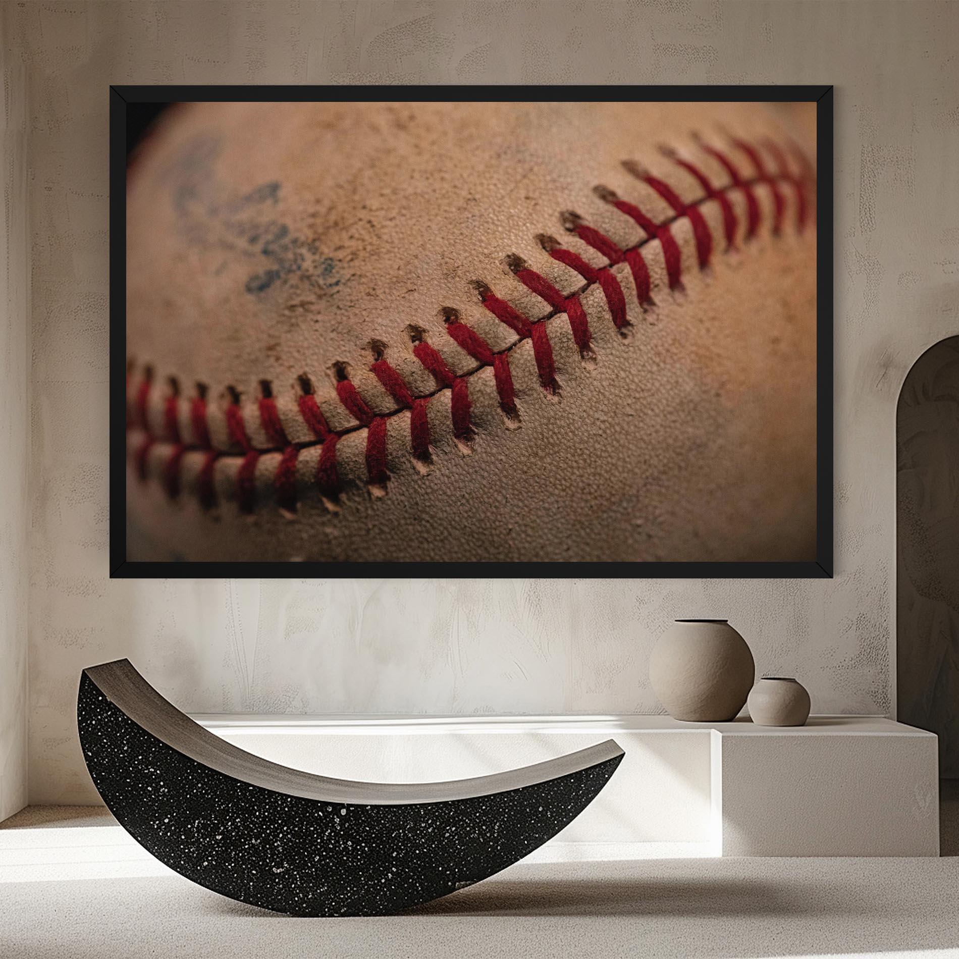 Картина на платно Baseball Ball Close Up mockup 8