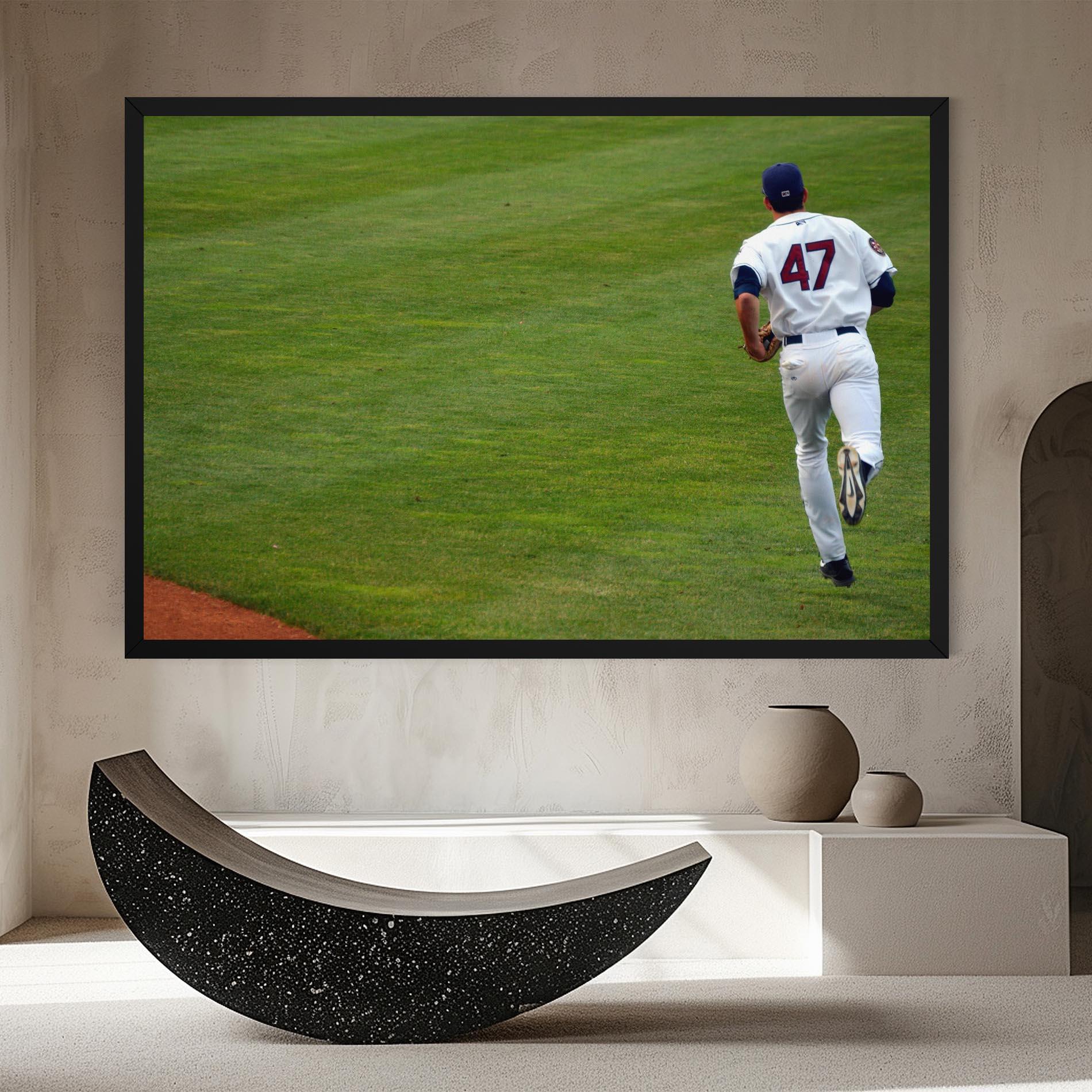 Картина на платно Baseball Player mockup 8