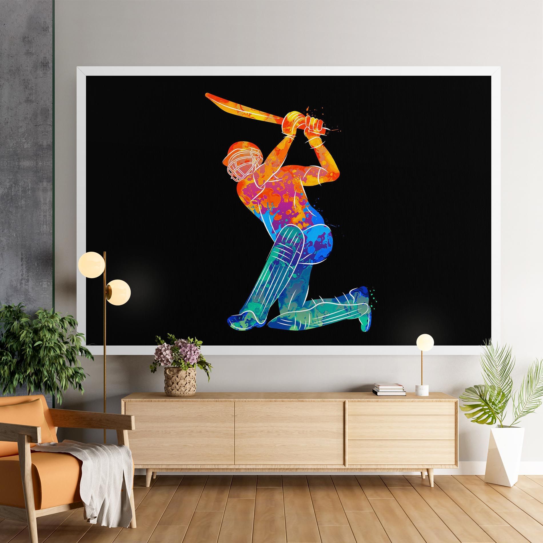 Baseball Color Art mockup 9
