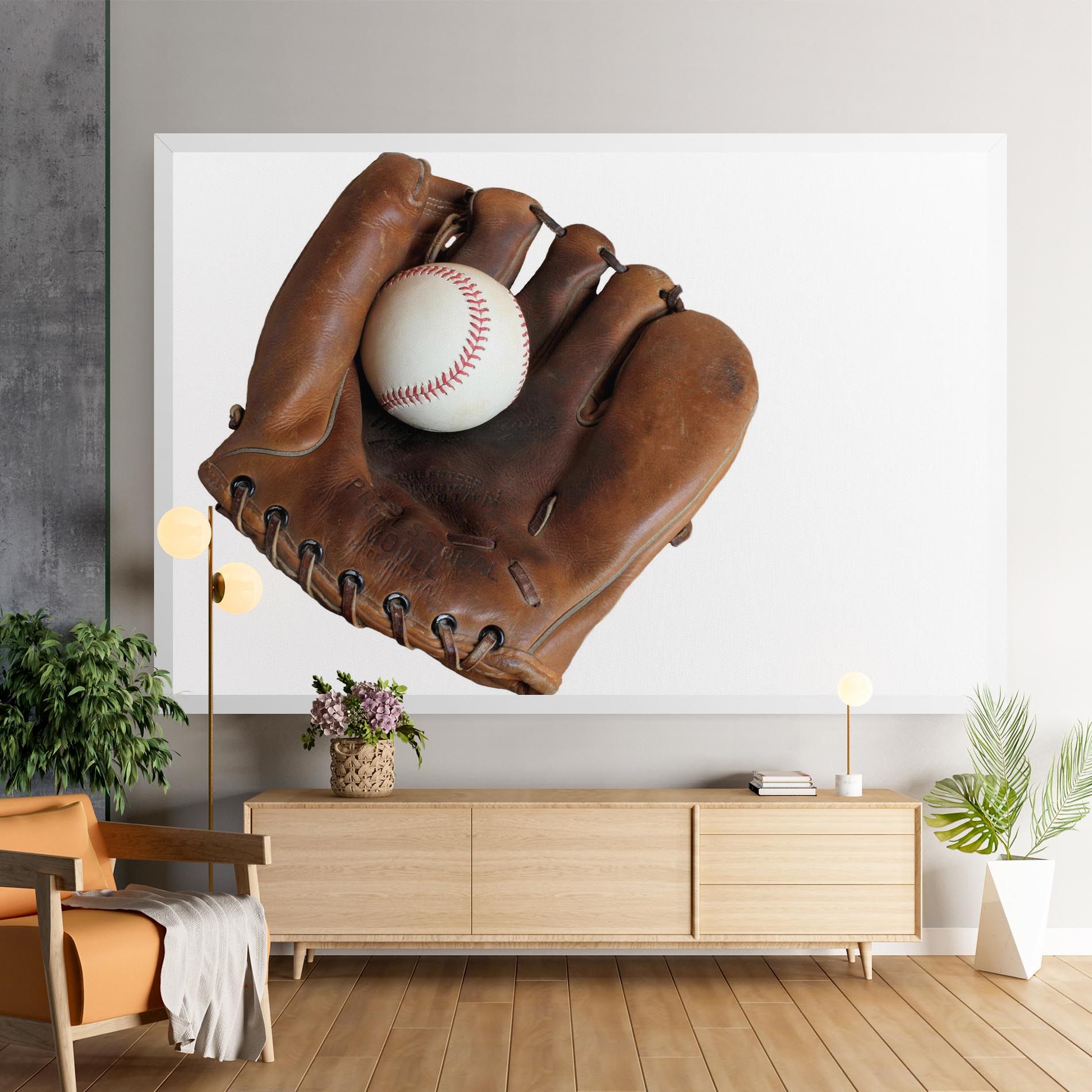 Holding Baseball Ball mockup 9